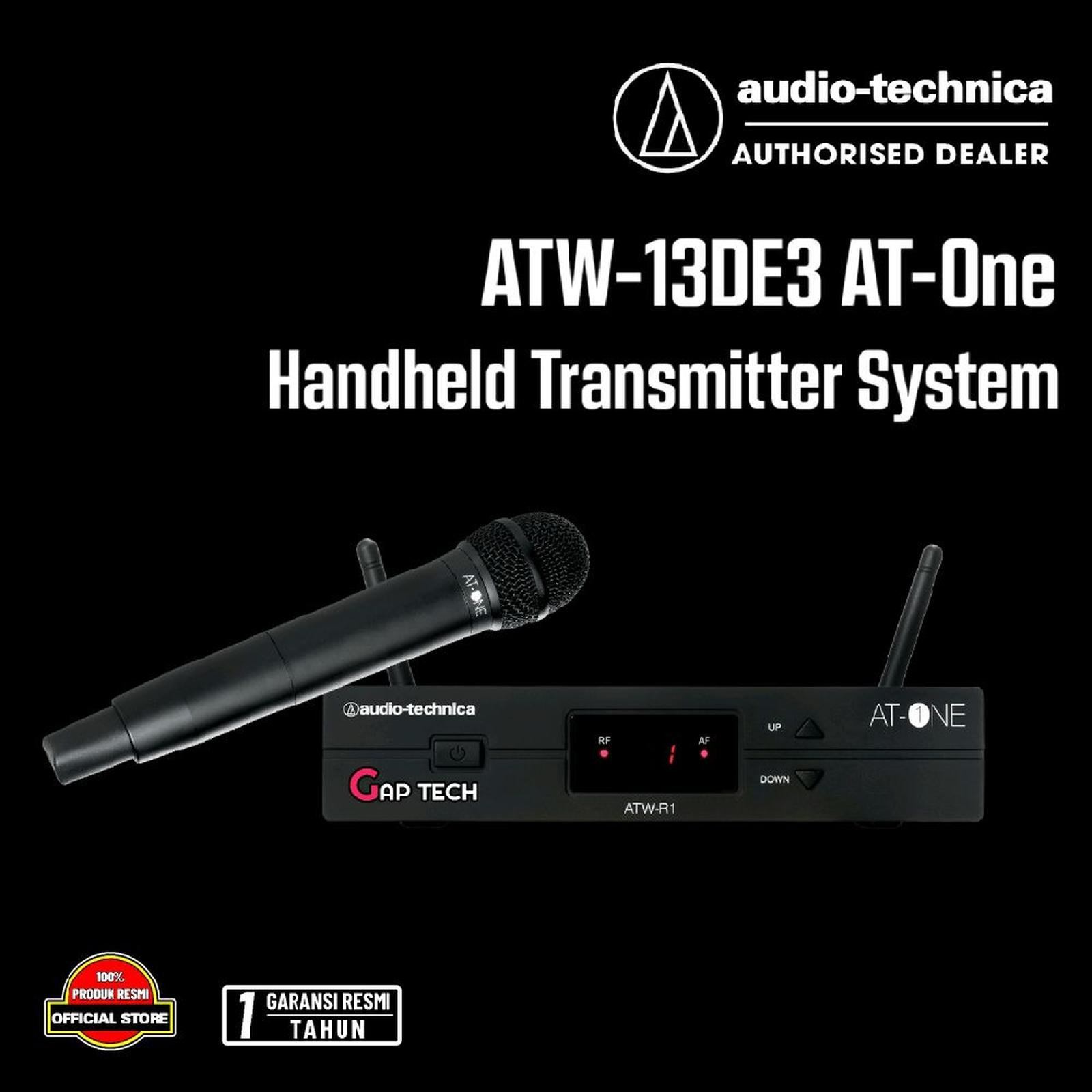 Audio Technica ATW-13DE3 AT-One / ATW 13DE3 / ATW13DE3 AT One Handheld Transmitter Microphone System - Microphone Original