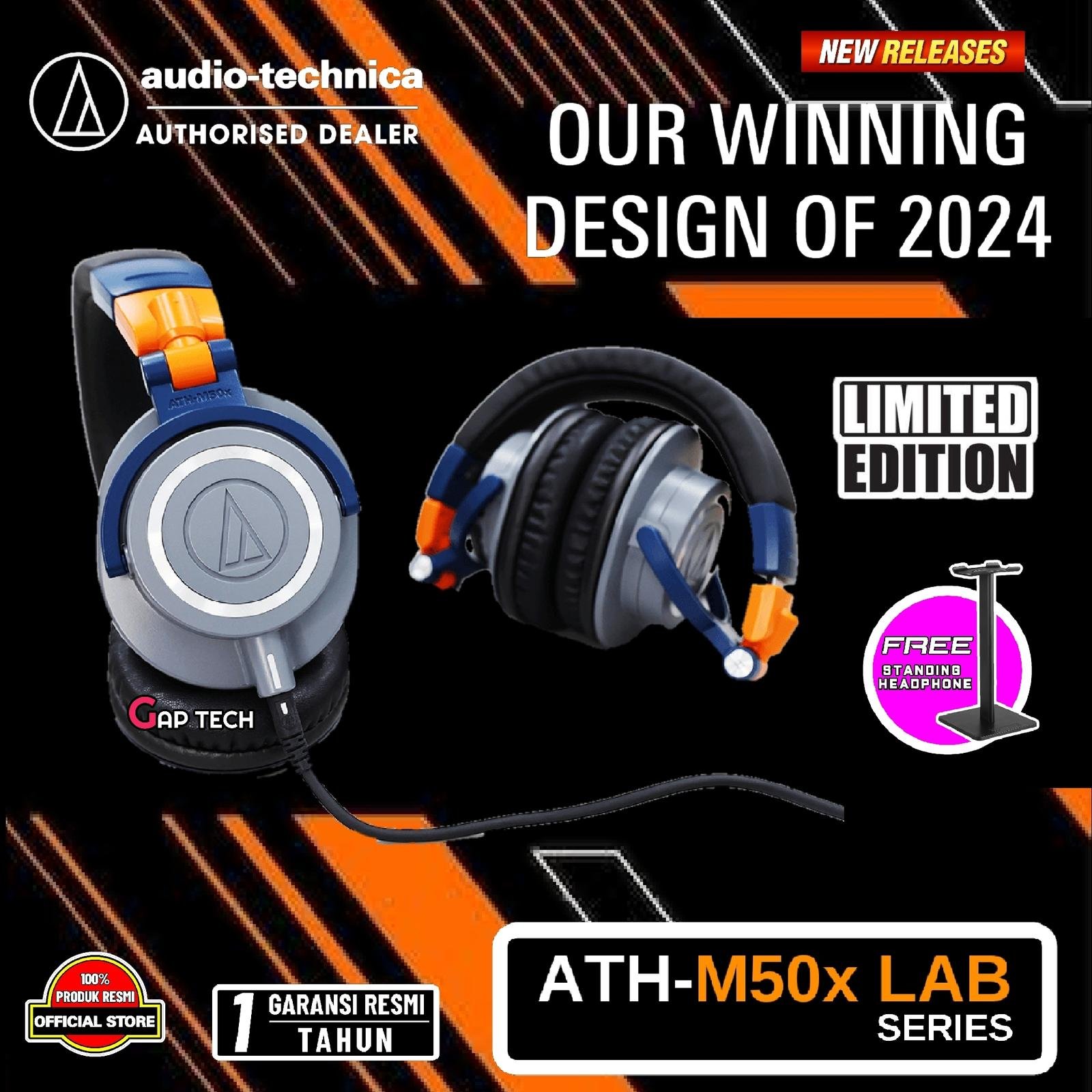 Audio Technica ATH M50x LAB / ATH-M50X LAB / ATH M50xBT2 LAB / ATH-M50xBT2 LAB Professional Monitor Headphones Original
