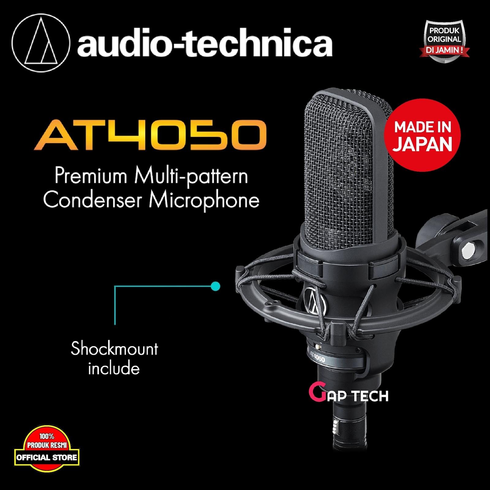 Audio Technica AT4050 / AT 4050 Multi-pattern Condenser Microphone Original
