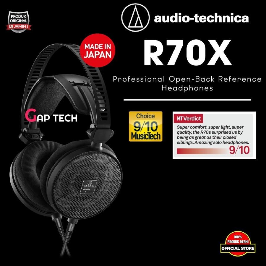 Audio Technica ATH R70X Professional Open Back Reference Headphone Original
