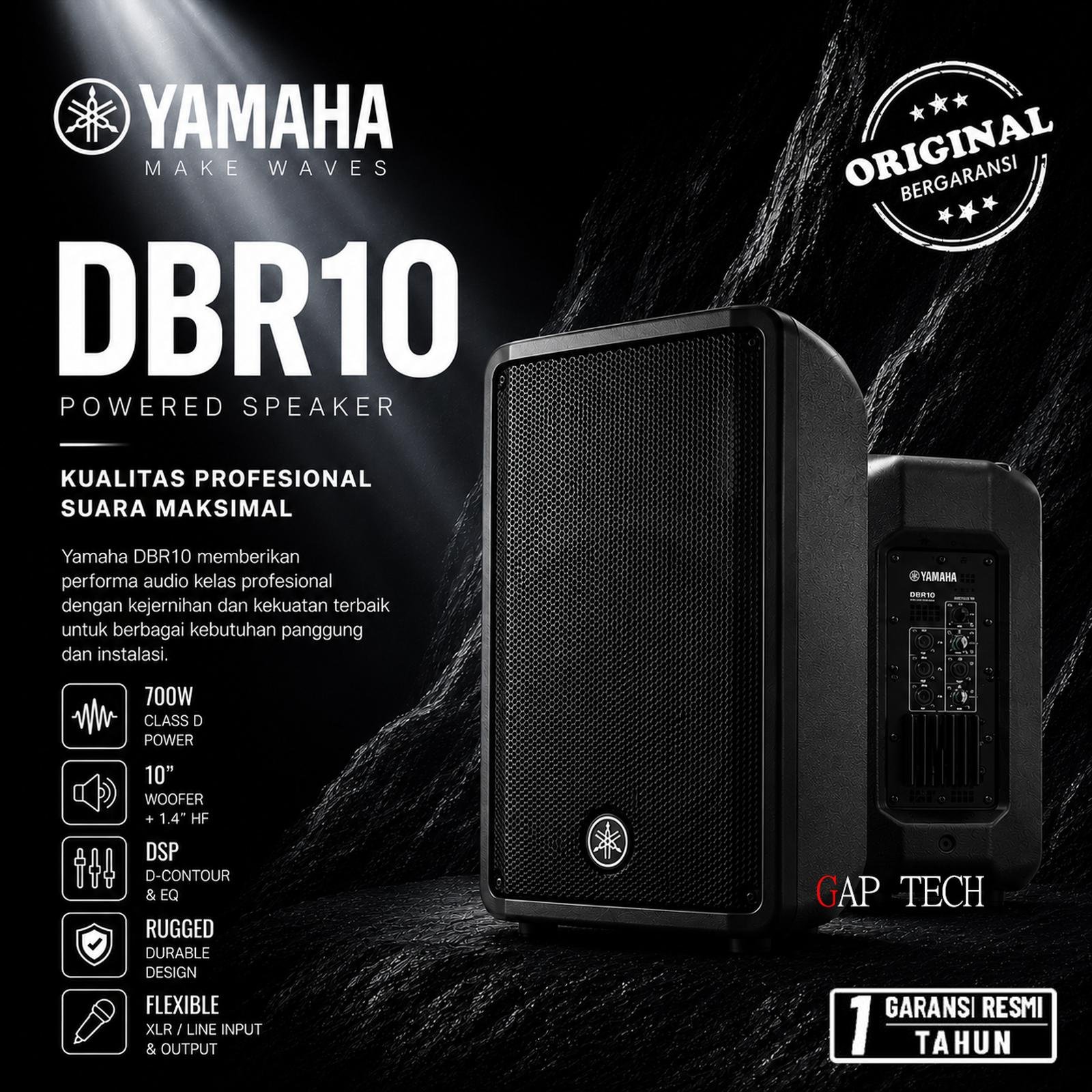 Yamaha DBR10 DBR-10 Active Speaker 10 Inch Output 700Watt Original