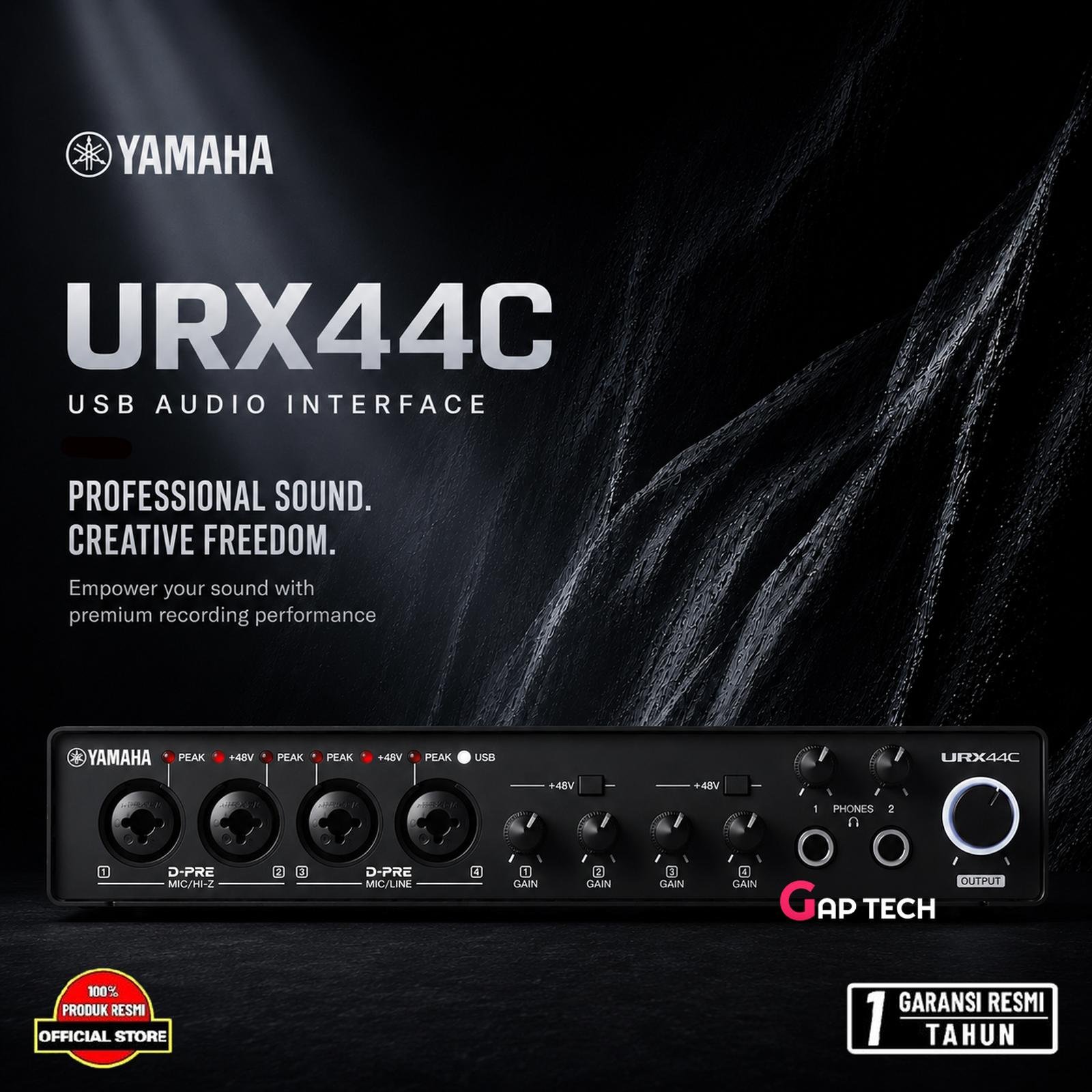 Yamaha URX44C URX44 C URX 44C USB 3 Audio Interface Soundcard Original