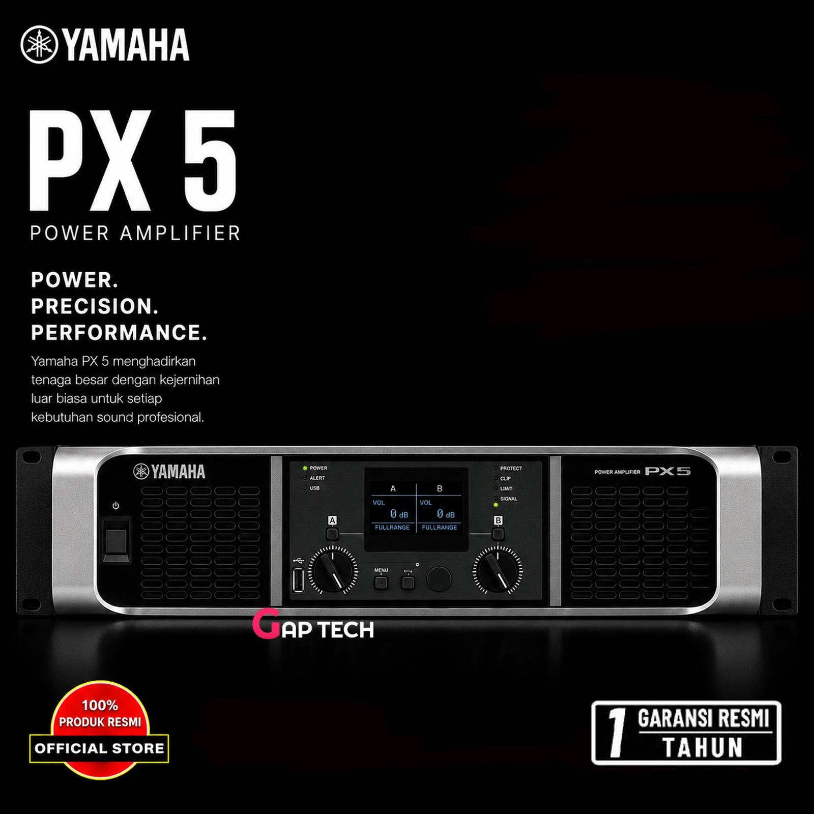 Yamaha PX 5 PX5 Power Amplifier Sound System Original