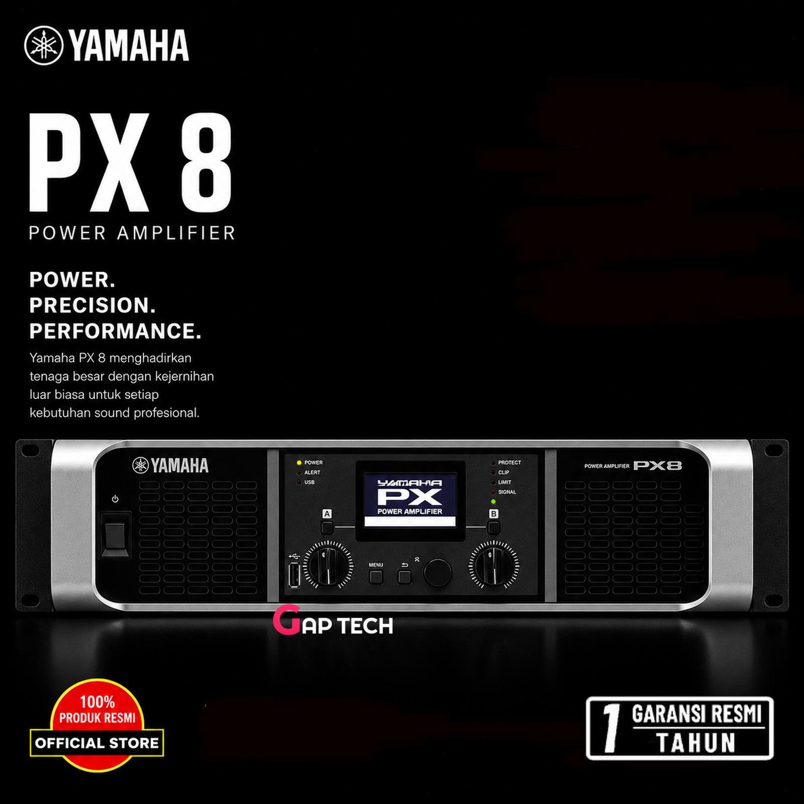 Yamaha PX 8 PX8 Power Amplifier Sound System Original