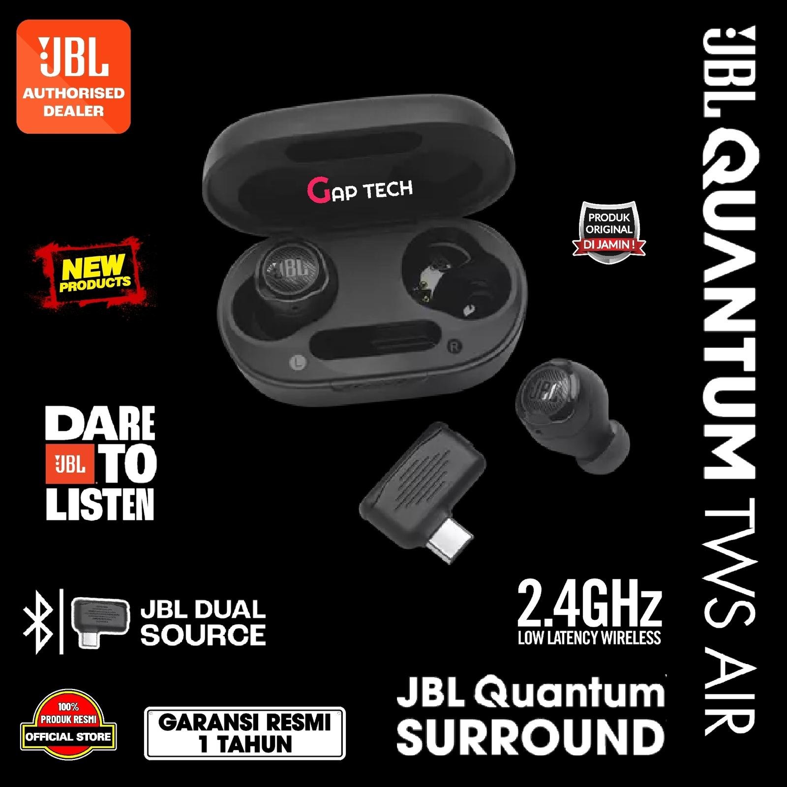 JBL Quantum TWS Air True Wireless Gaming Earbuds / TWS Original