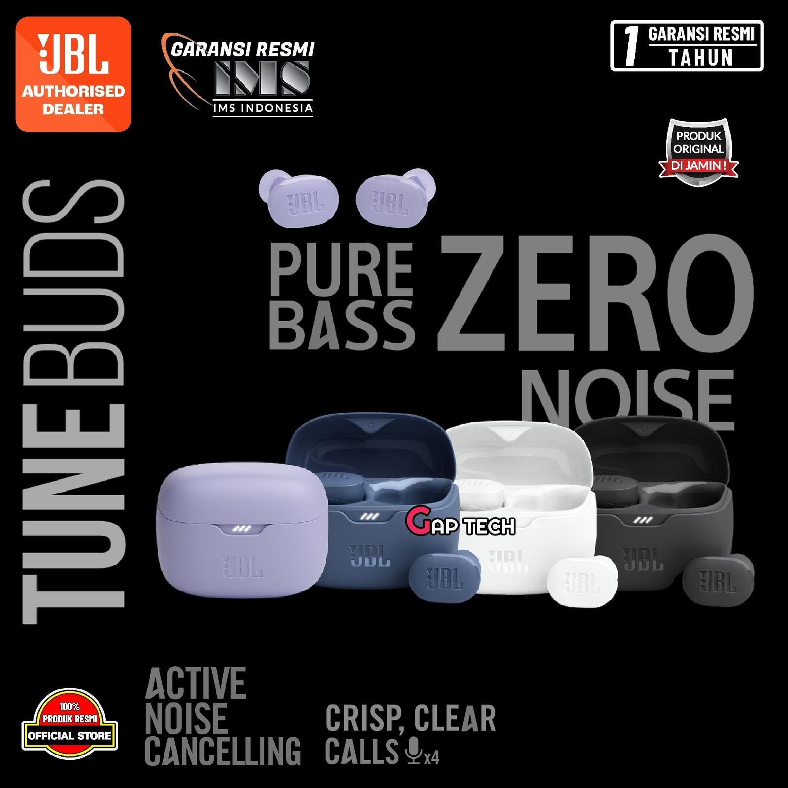 JBL Tune Buds True Wireless Noise Cancelling Earbuds with Ip54 TWS Original