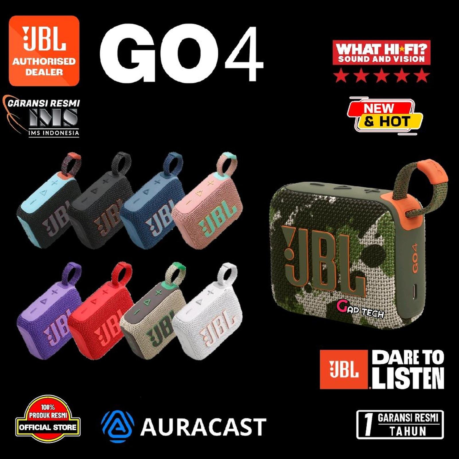 JBL GO 4 Successor GO 3 Ultra-Portable Bluetooth Speaker Original