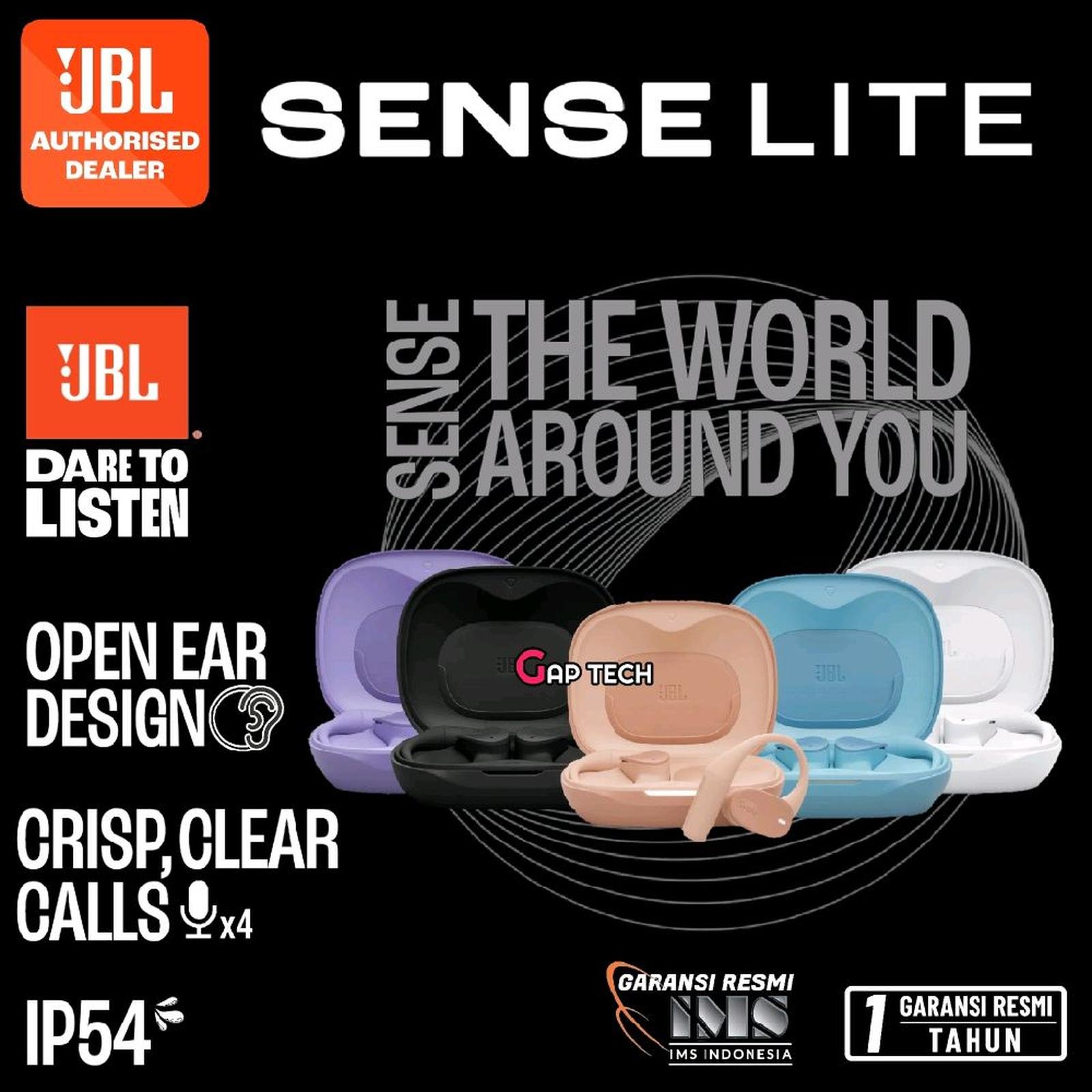 JBL Sense Lite True Wireless Open-Ear Headphones Original