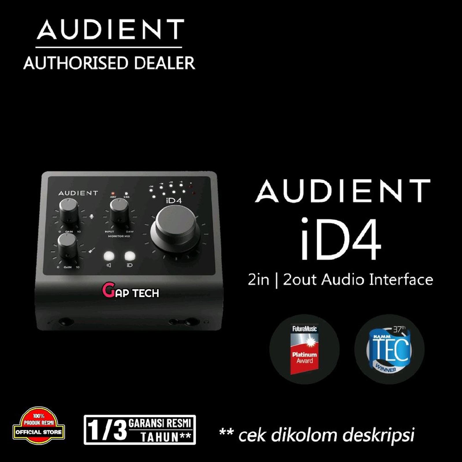 Audient iD4 MkII / iD-4 MkII / iD 4 MkII - 2in | 2out Audio Interface / Sound Card / Soundcard Original