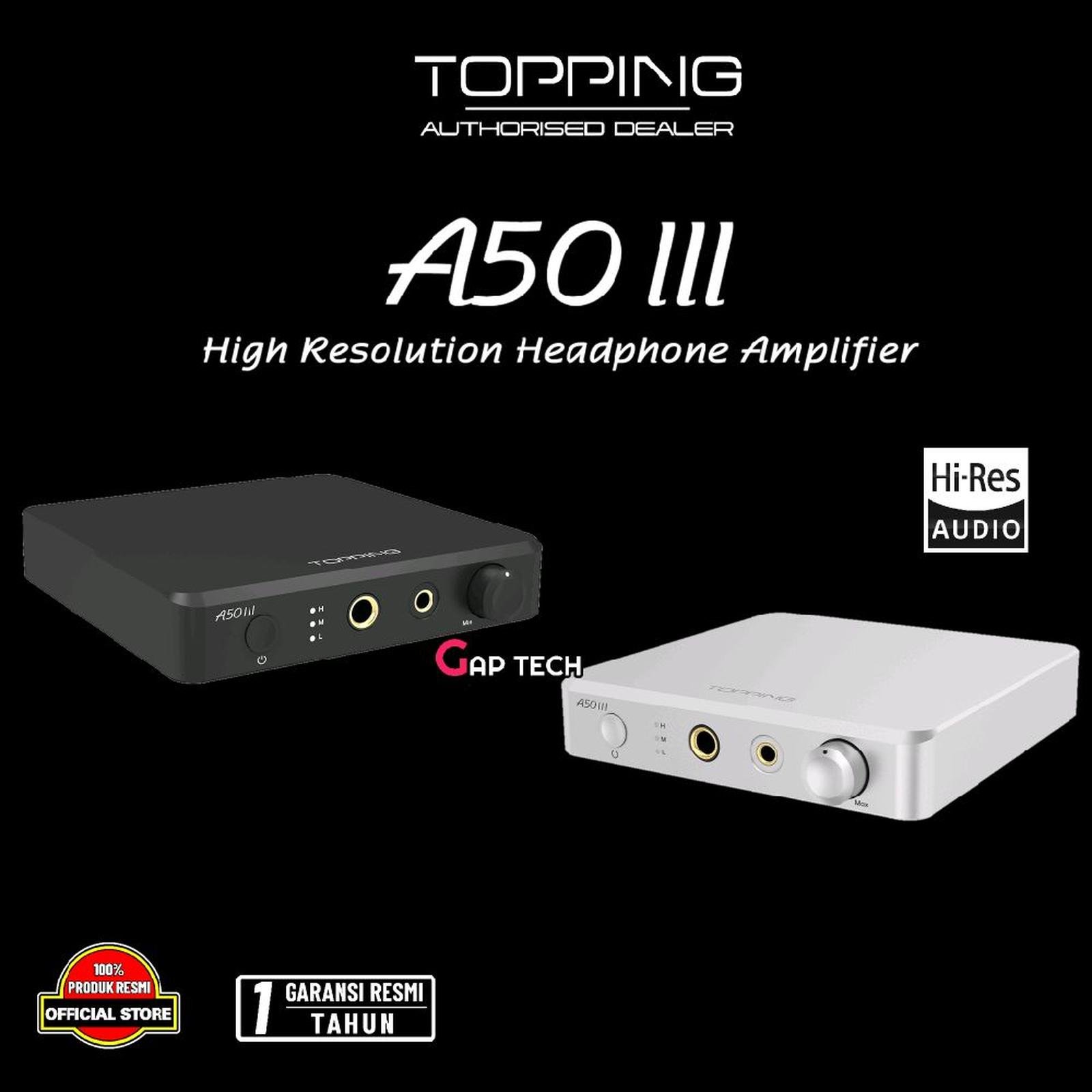 TOPPING A50 III / A 50 III High Resolution Desktop Headphone Amplifier Original
