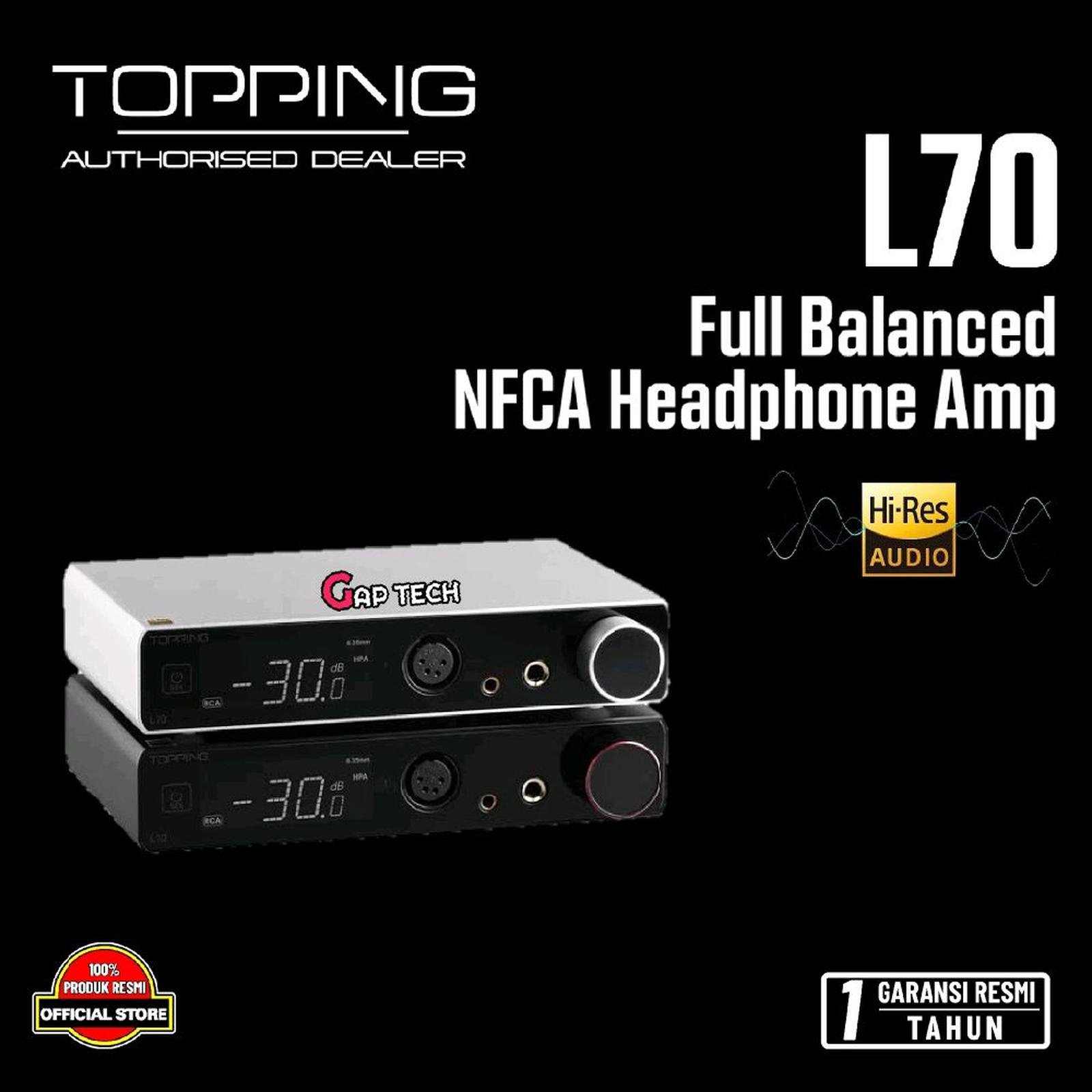 TOPPING L70 / L 70 Balanced NFCA Headphone Amplifier Original