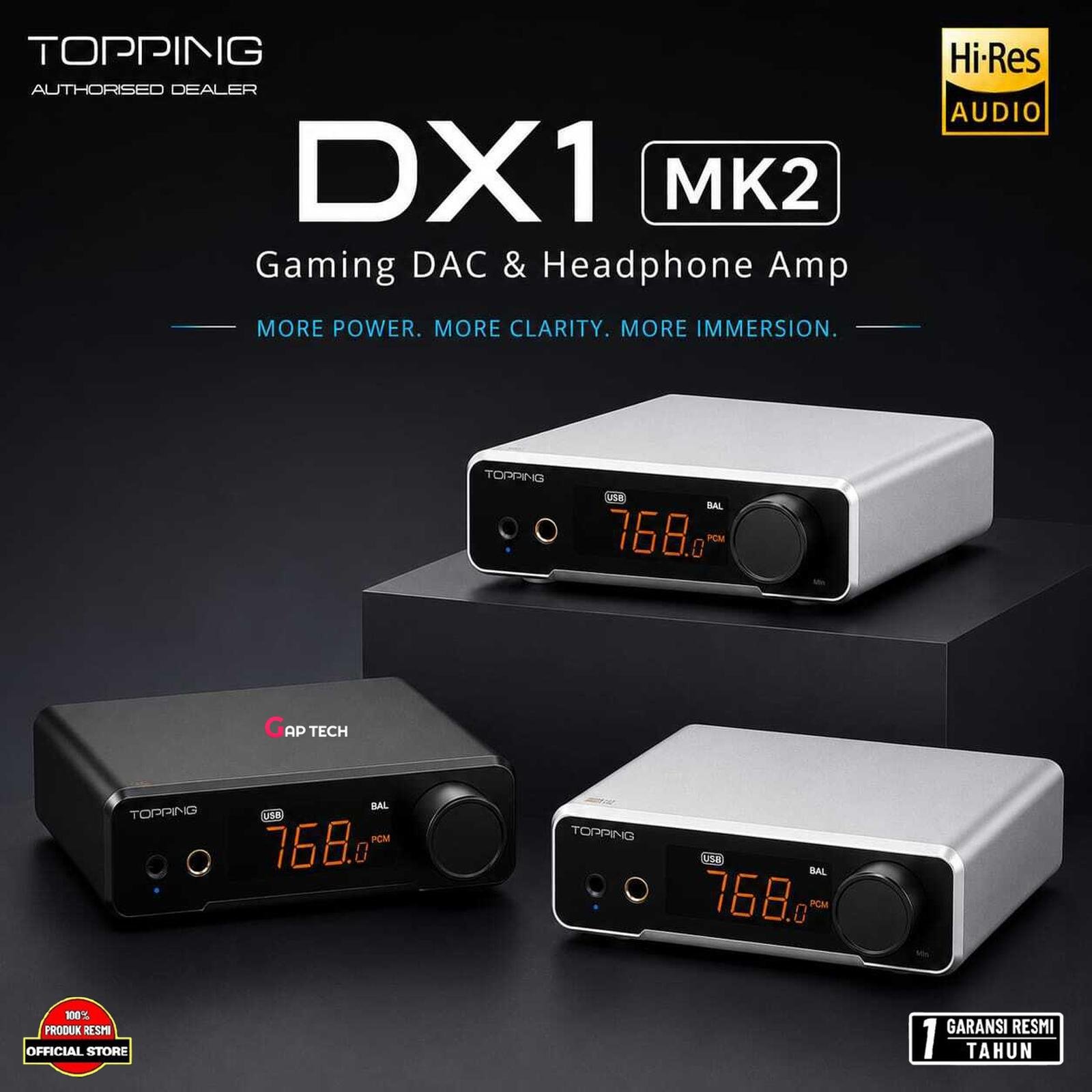 Topping DX1 MK2 / DX1 ii Desktop Gaming DAC & Headphone Amplifier Original