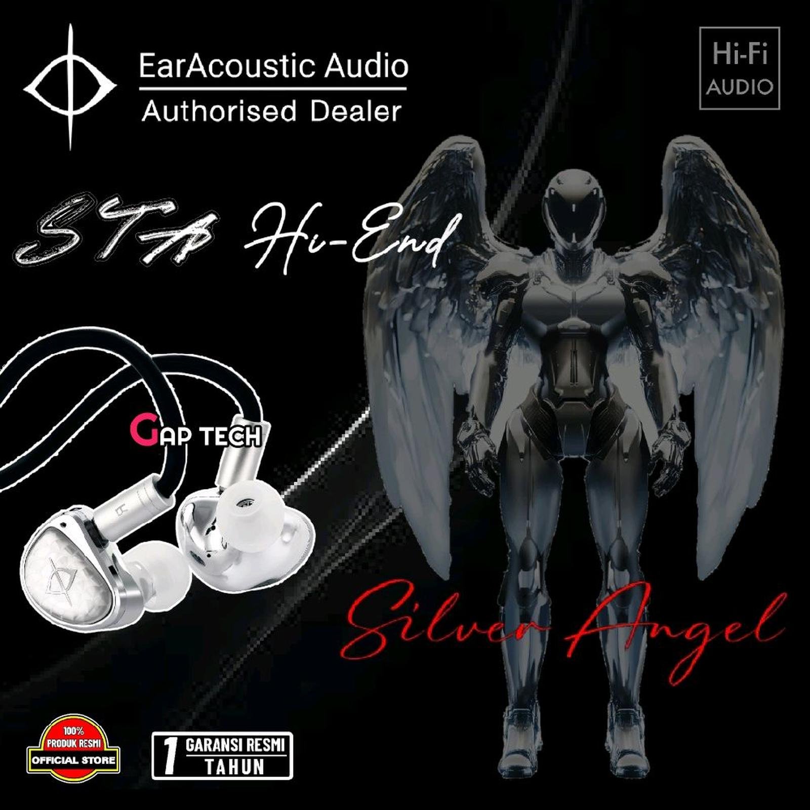 EarAcoustic / Ear Acoustic Audio STA Hi End Dual Dynamic Coil Acoustic In Ear Monitor Earphone / IEM Headset Original