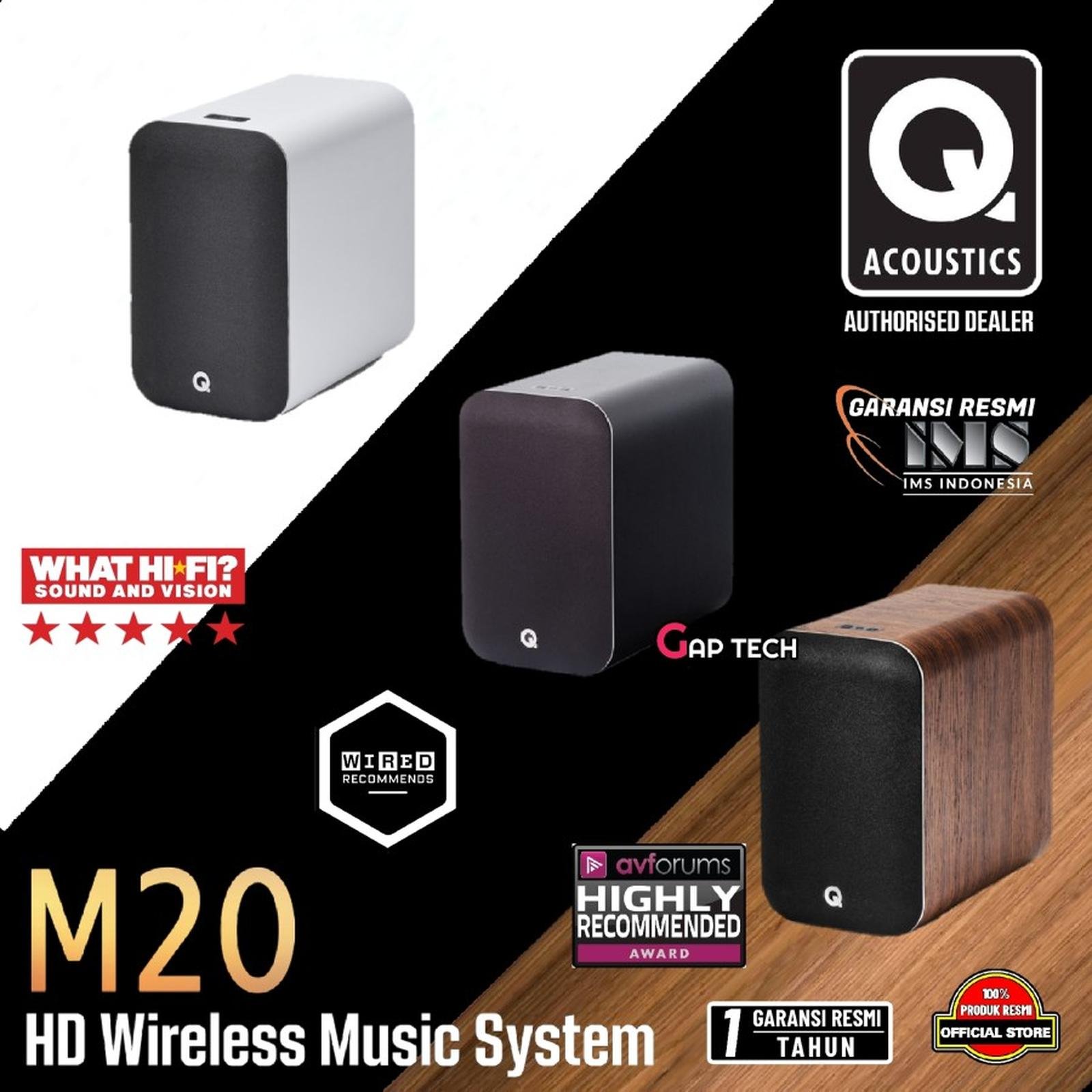 Q Acoustics M20 / M 20 Bluetooth Speakers HD Wireless Speakers Music System for Music, Movies and Gaming Speaker Original