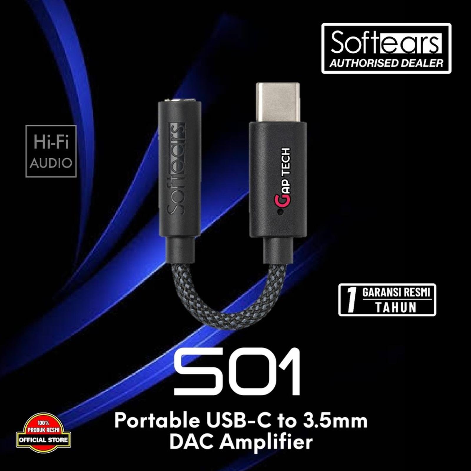 Softears S01 / S-01 Portable USB-C DAC Amplifier / DAC Amp Original