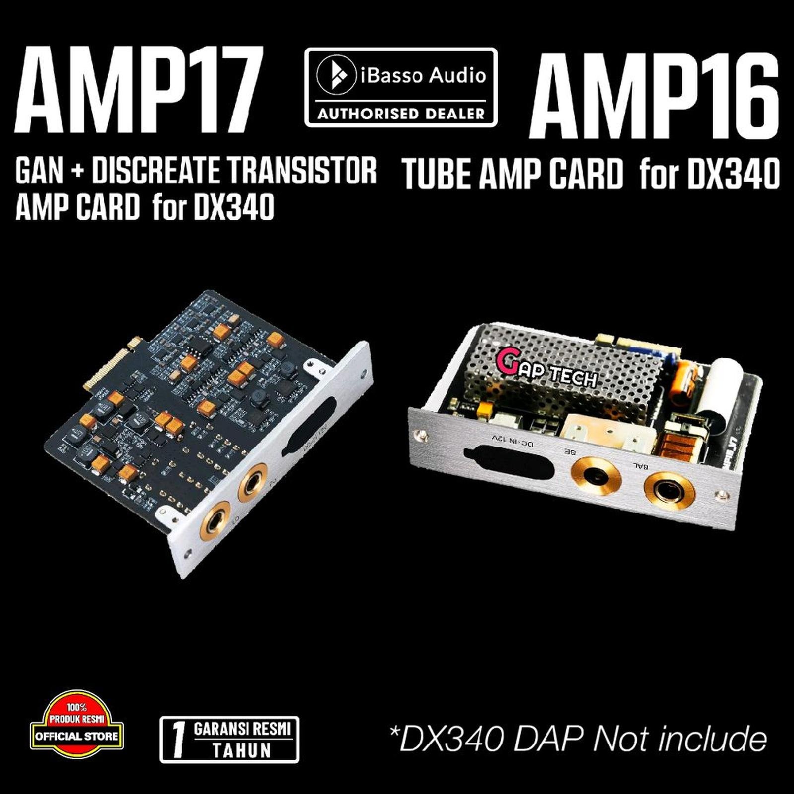 iBasso AMP16 / AMP 16 / AMP-16 / AMP17 / AMP 17 / AMP-17 | Amp Card for DX340 Original