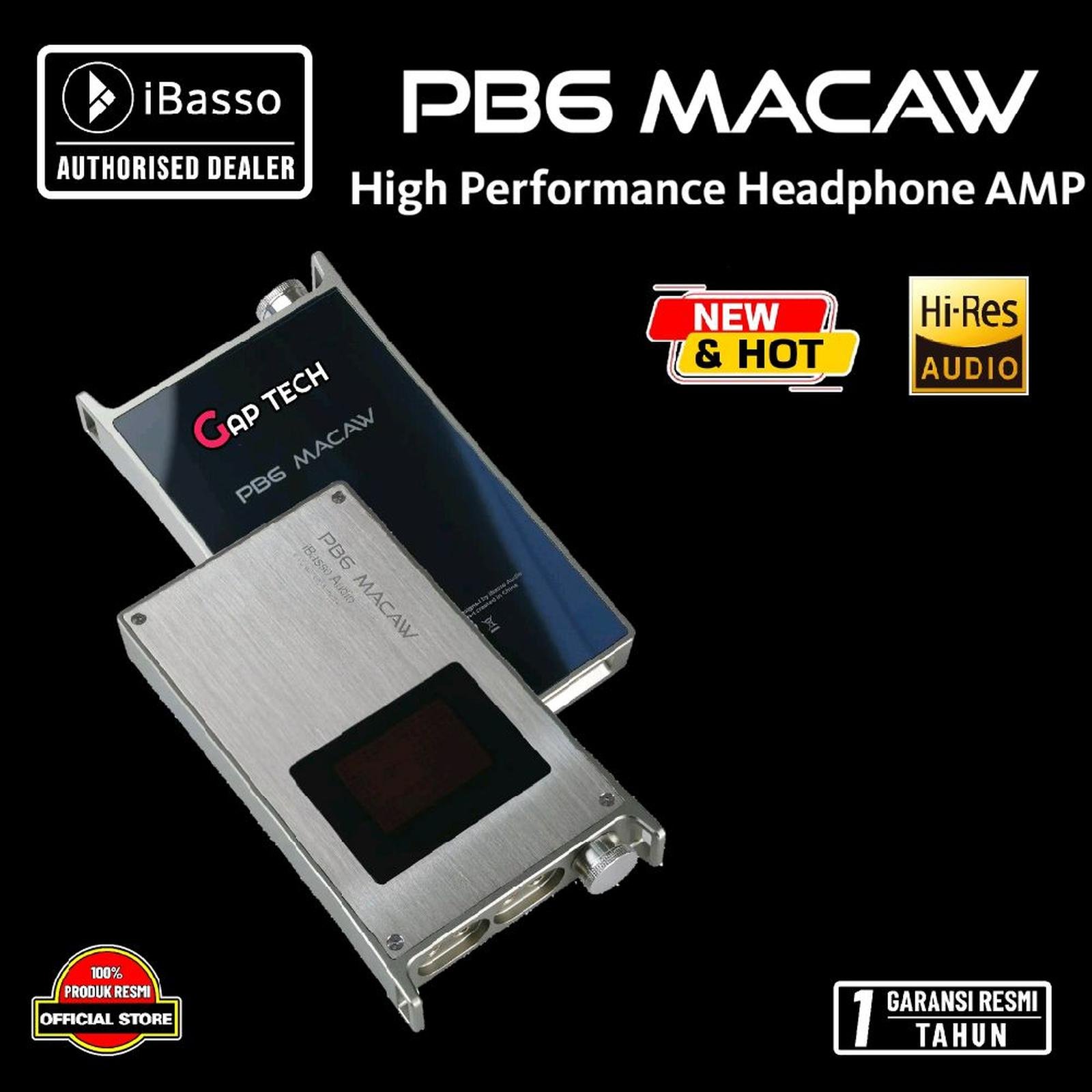 iBasso PB6 / PB 6 Macaw Balanced Portable Tube Amp Headphone Amplifier Original
