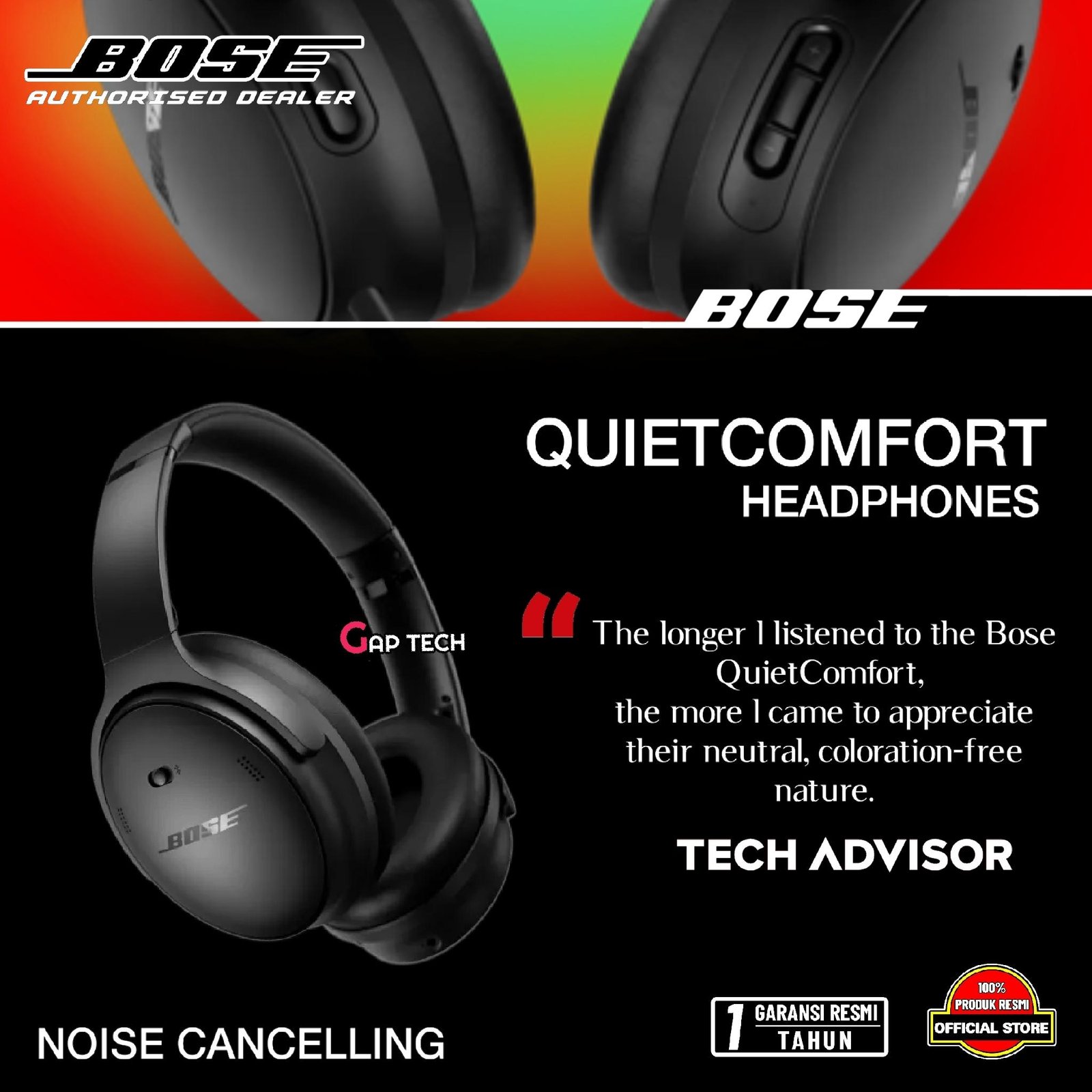 Bose QuietComfort Headphones ANC Active Noise Cancelling Wireless Bluetooth Headphones Original