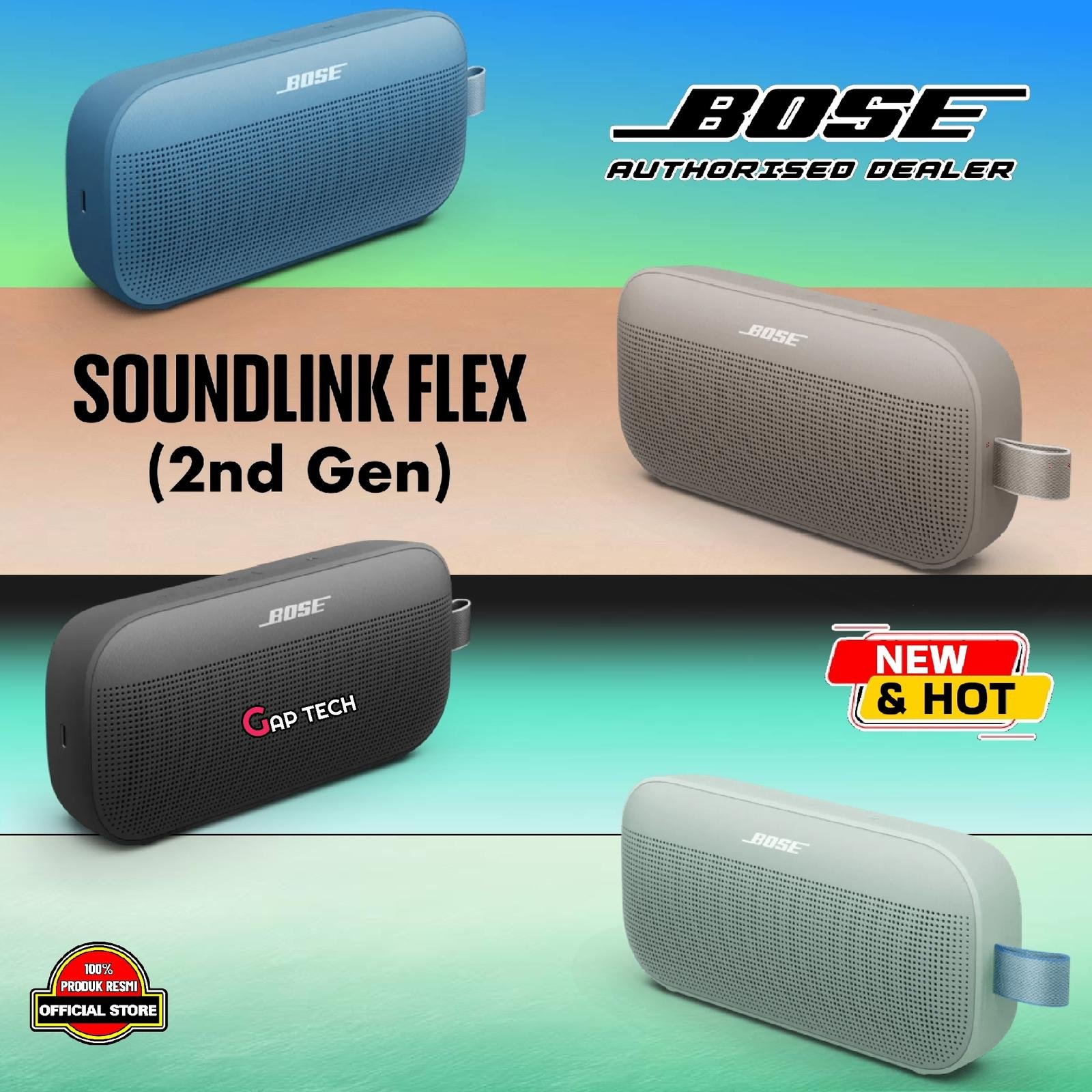 Bose SoundLink Flex 2nd Gen / Flex II Portable Bluetooth Speaker Original