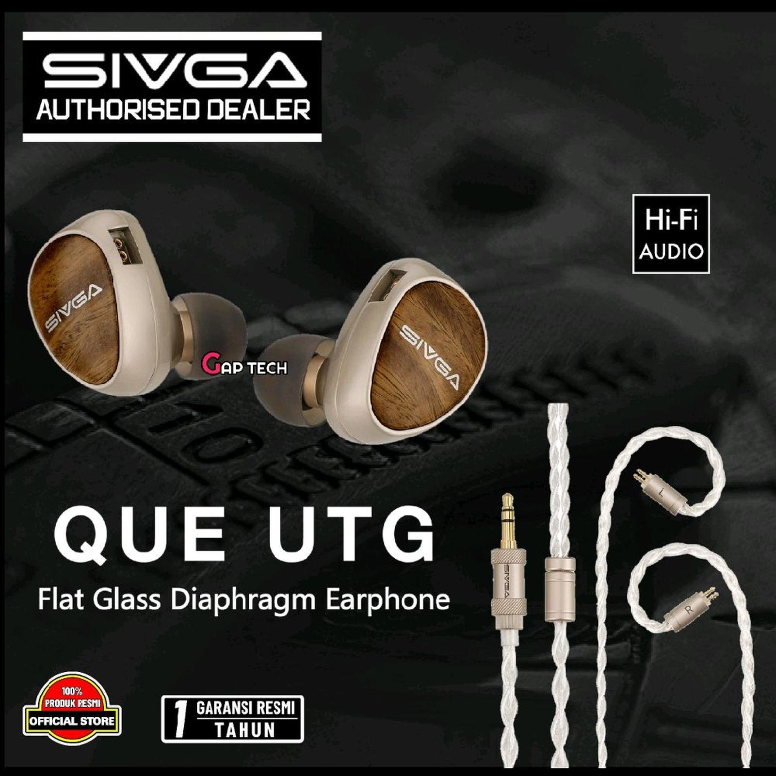 Sivga Que / Que UTG Hi-Fi Dynamic Driver In Ear Monitor Earphone IEM Original