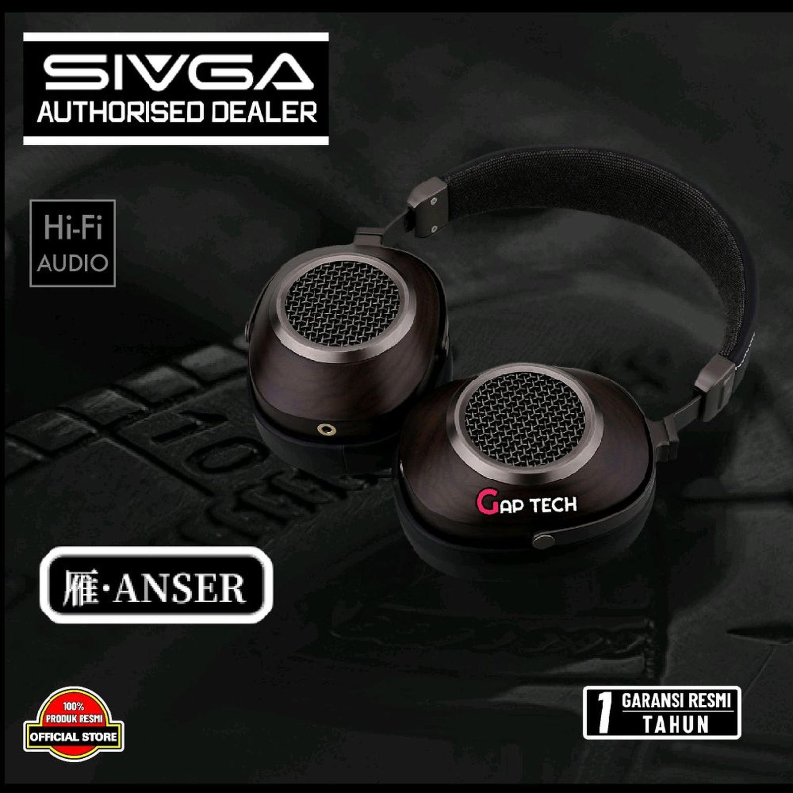 SIVGA Anser 50mm Dynamic Driver Open-Back Wood Headphone Original
