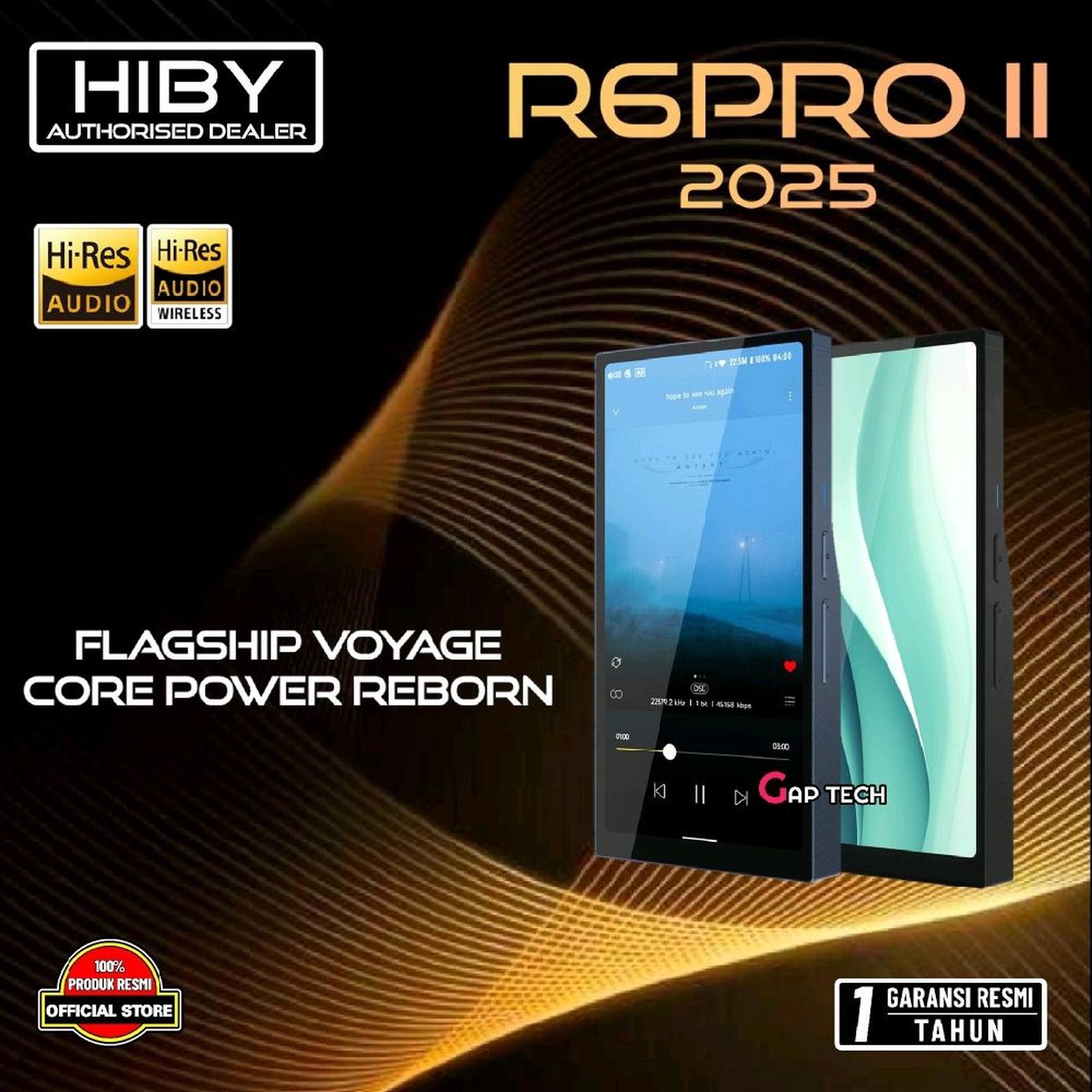 HiBy R6Pro II / R6 Pro II / R6 Pro 2 2025 - Premium Lossless Hi-Res Portable Music Player / Digital Audio Player / DAP Original