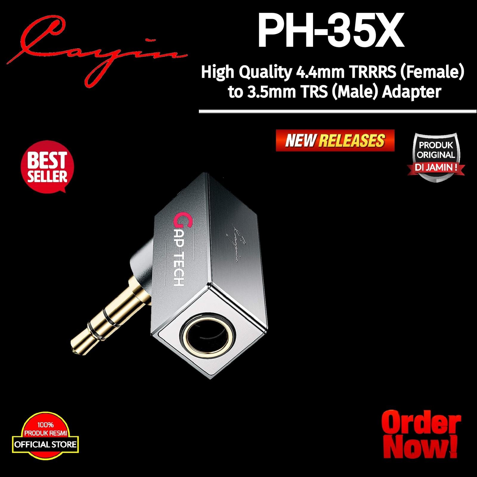 Cayin PH 35X / PH35X High Quality 4.4mm Female to 3.5mm Male Adapter Original