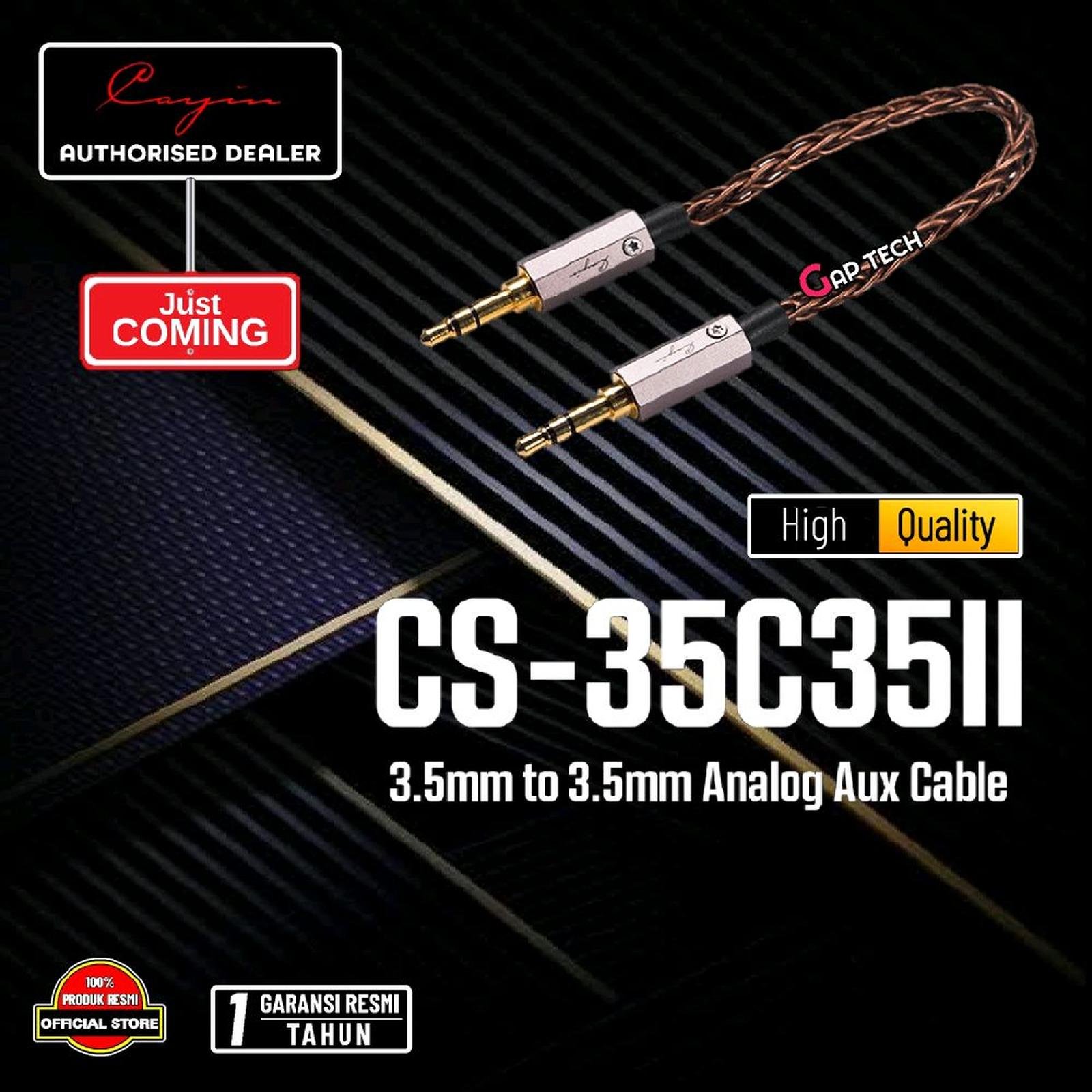Cayin CS-35C35II / CS35C35II / CS 35C35 II - 3.5mm to 3.5mm Analog Aux Cable Original