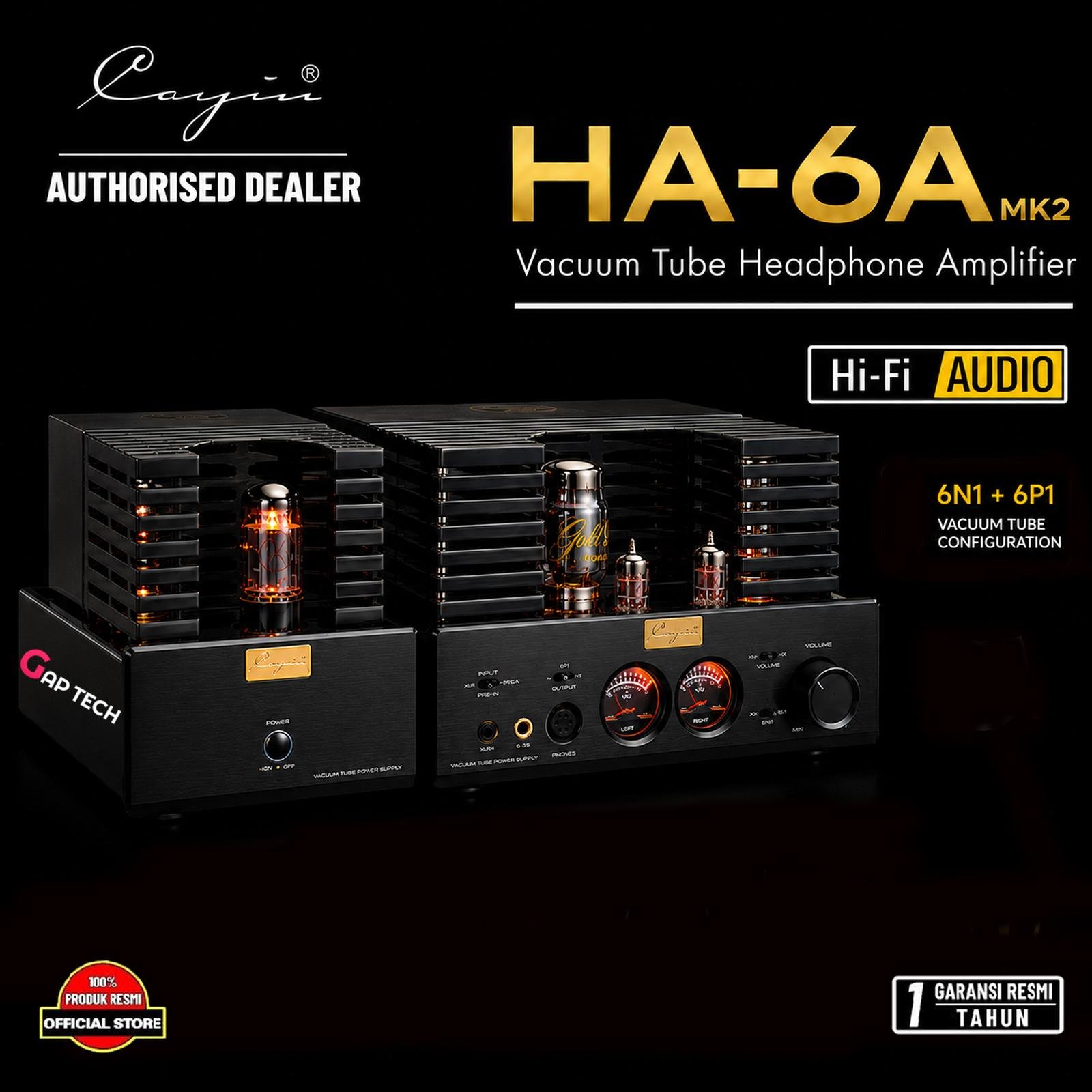 Cayin HA-6A MK2 Desktop Tube Headphone Amplifiers Original