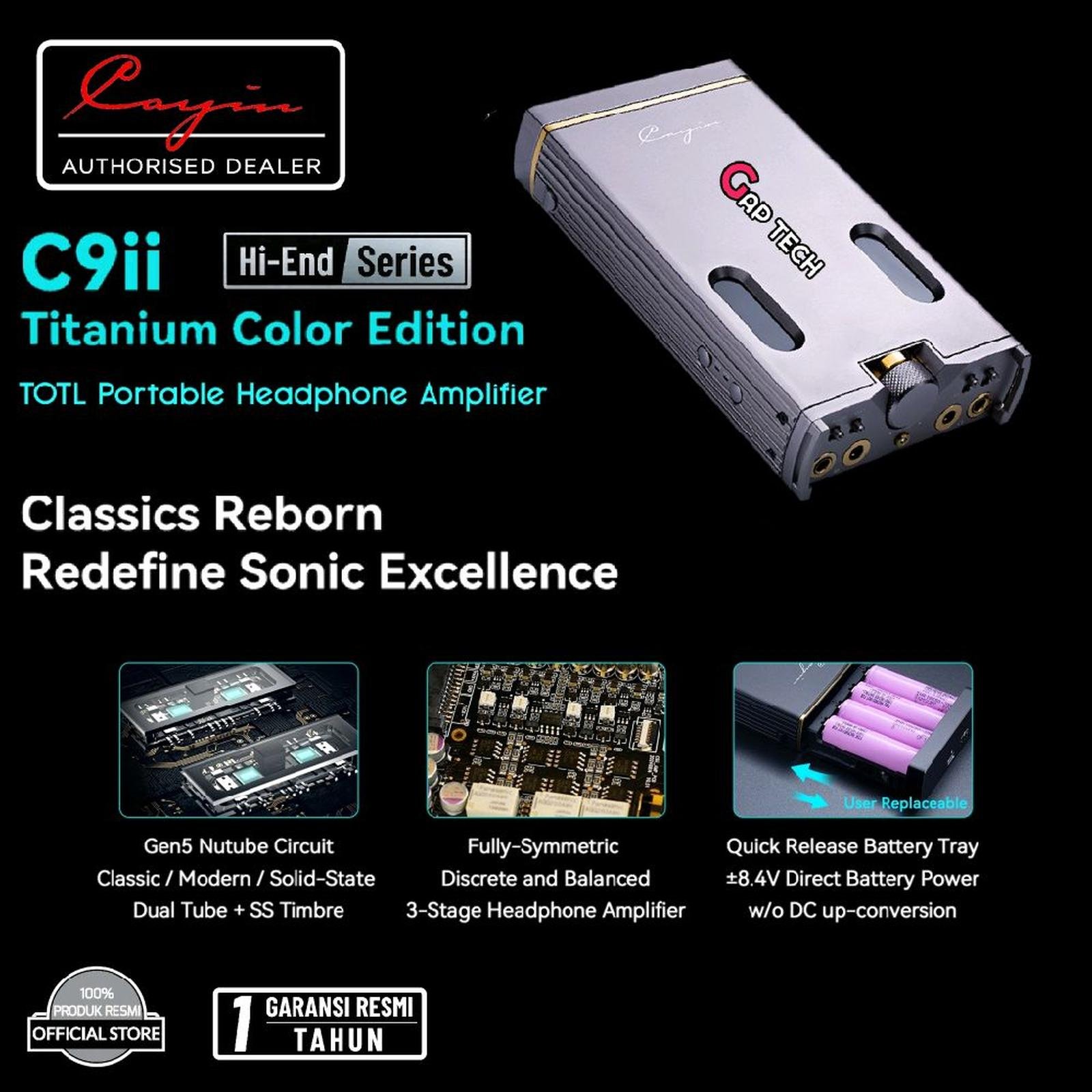 Cayin C9II / C 9 II / C9 Gen 2 High-End Reference Portable Headphones Amplifier Original