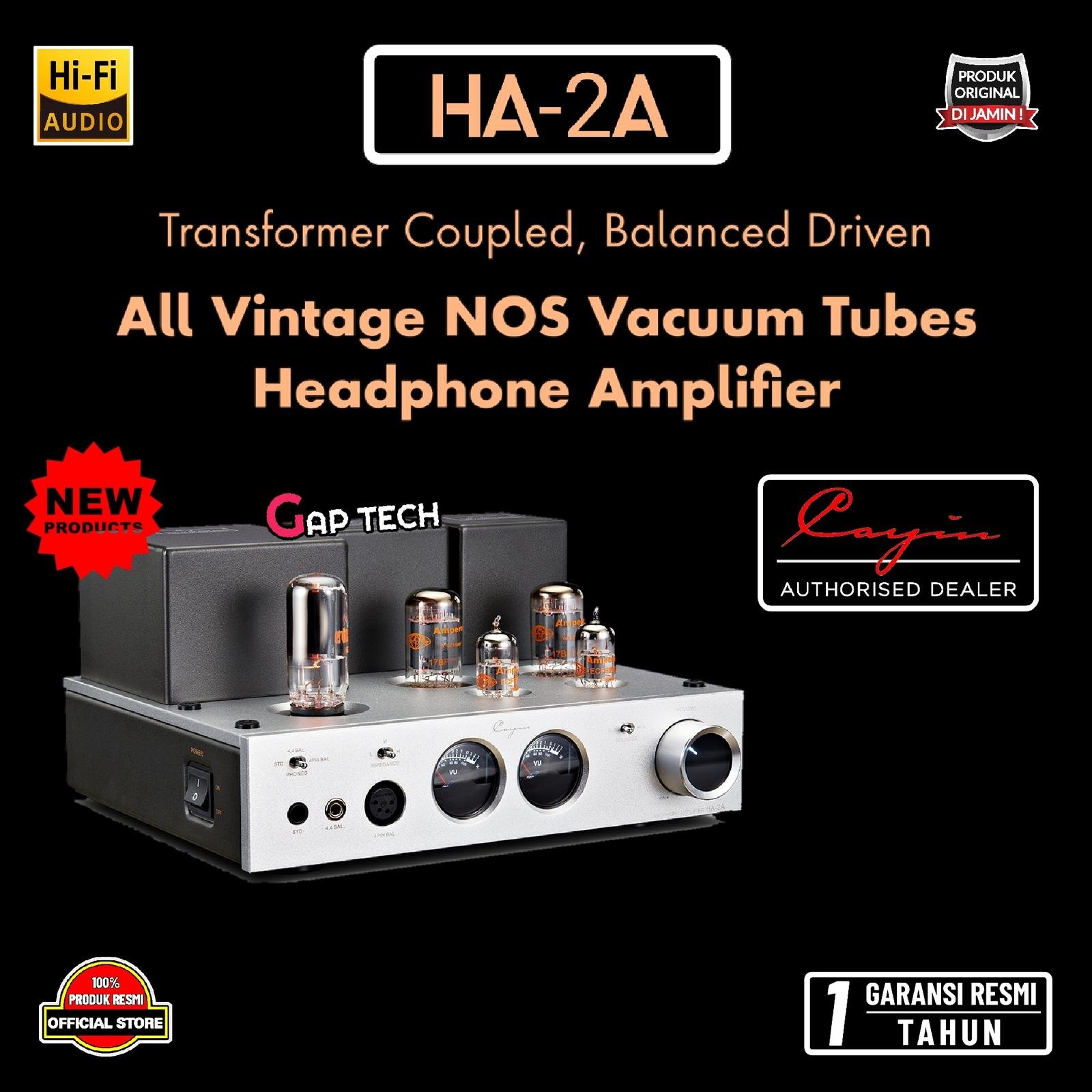 Cayin HA-2A / HA 2A / HA2A All Vintage NOS Vacuum Tube Headphone Amplifier Original
