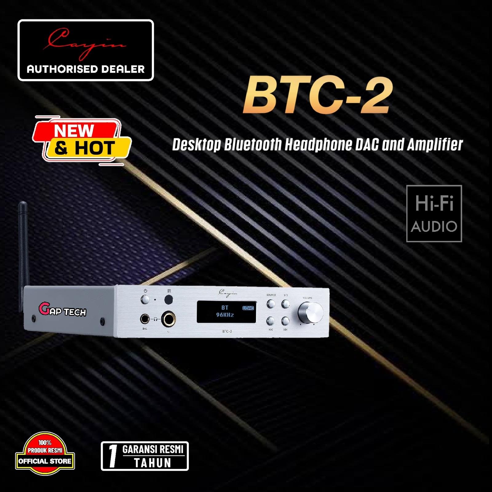 Cayin BTC-2 / BTC 2 / BTC2 Desktop Bluetooth Headphone DAC and Amplifier / DAC Amp Original
