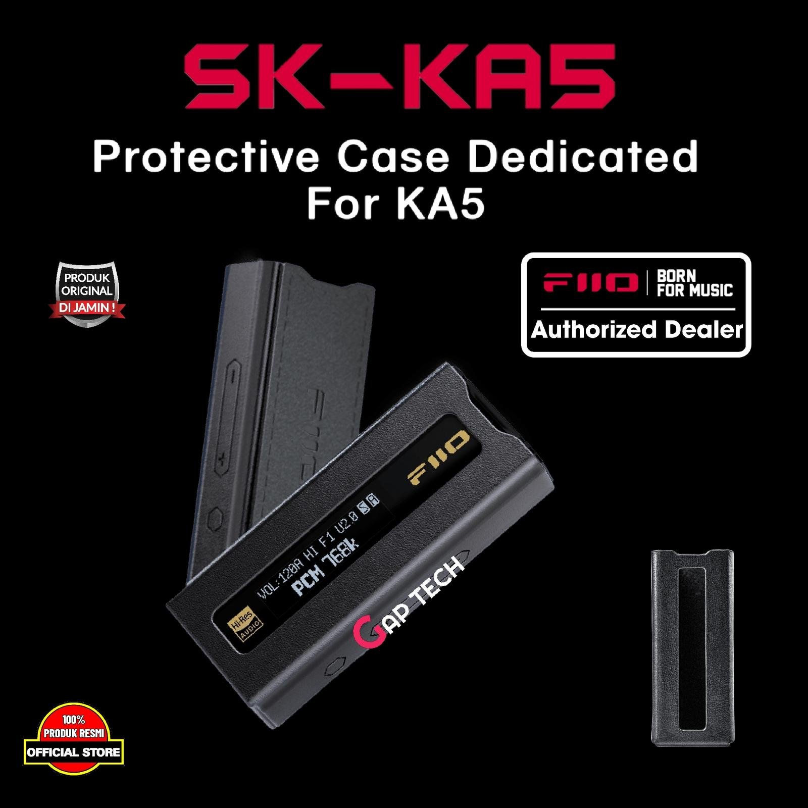 FiiO SK-KA5 / SK KA5 / SK KA 5 Protective Genuine Leather Case For KA5 Original