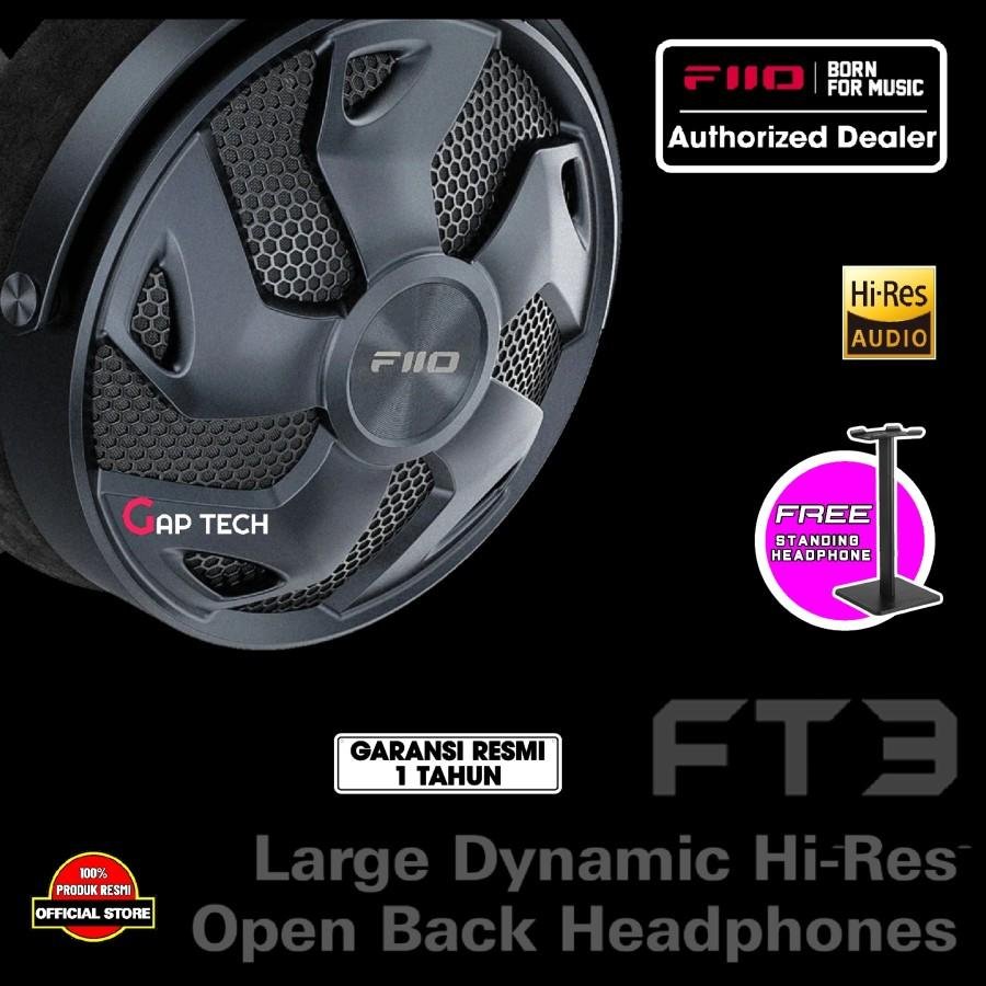FiiO FT3 / FT 3 60mm Dynamic Driver Hi-Res Open Back Headphone Original
