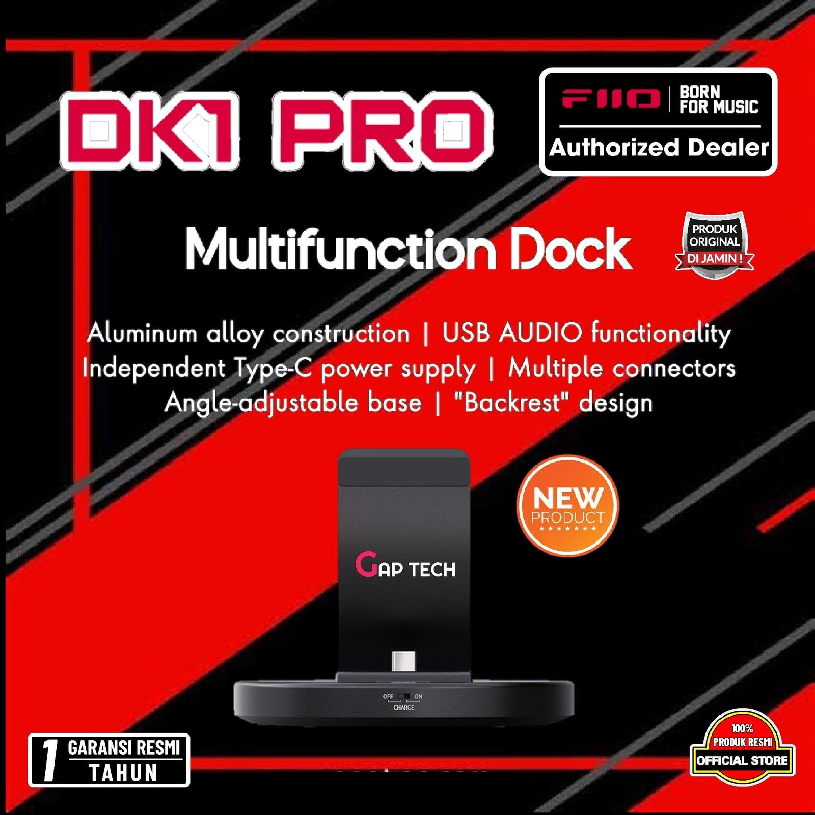 Fiio DK1 PRO / DK1-PRO / DK 1PRO / DK 1 PRO Multifunction Charging Docking / Charging Dock Original