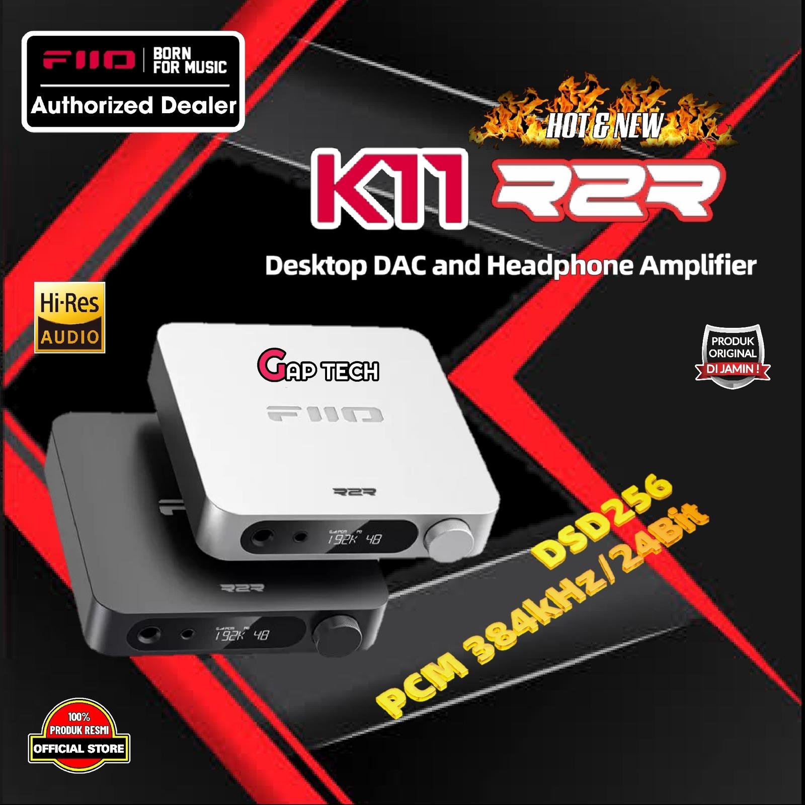 Fiio K11 R2R / K-11 R2R / K 11 R2R / K11R2R / K11 True 24bit R2R Desktop DAC and Headphone Amplifier / DAC AMP Original