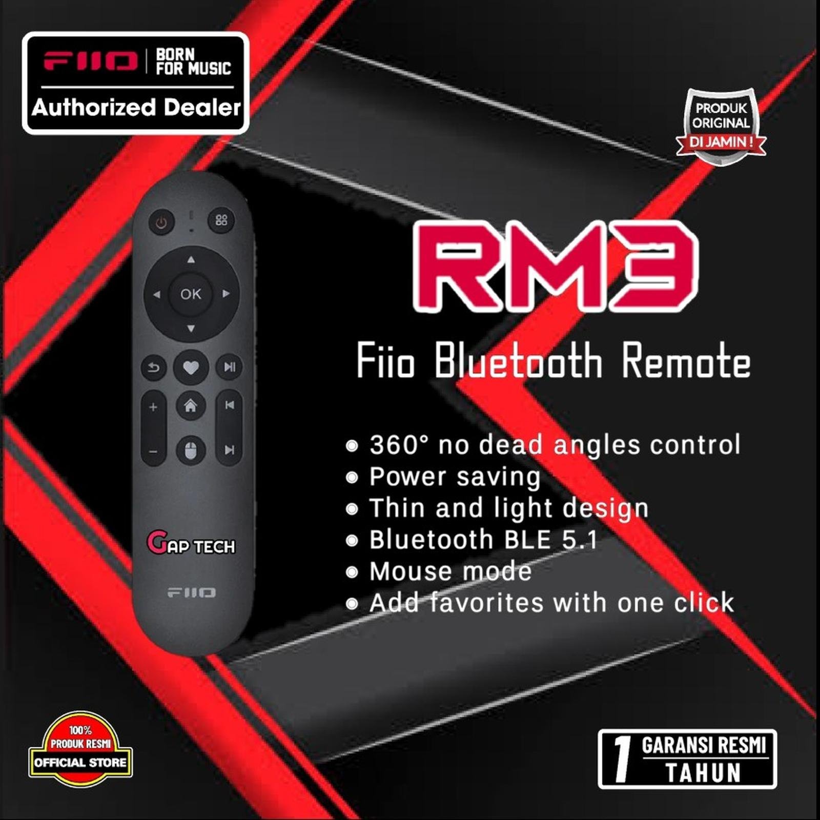 Fiio RM3 / RM-3 / RM 3 Bluetooth remote Control Original