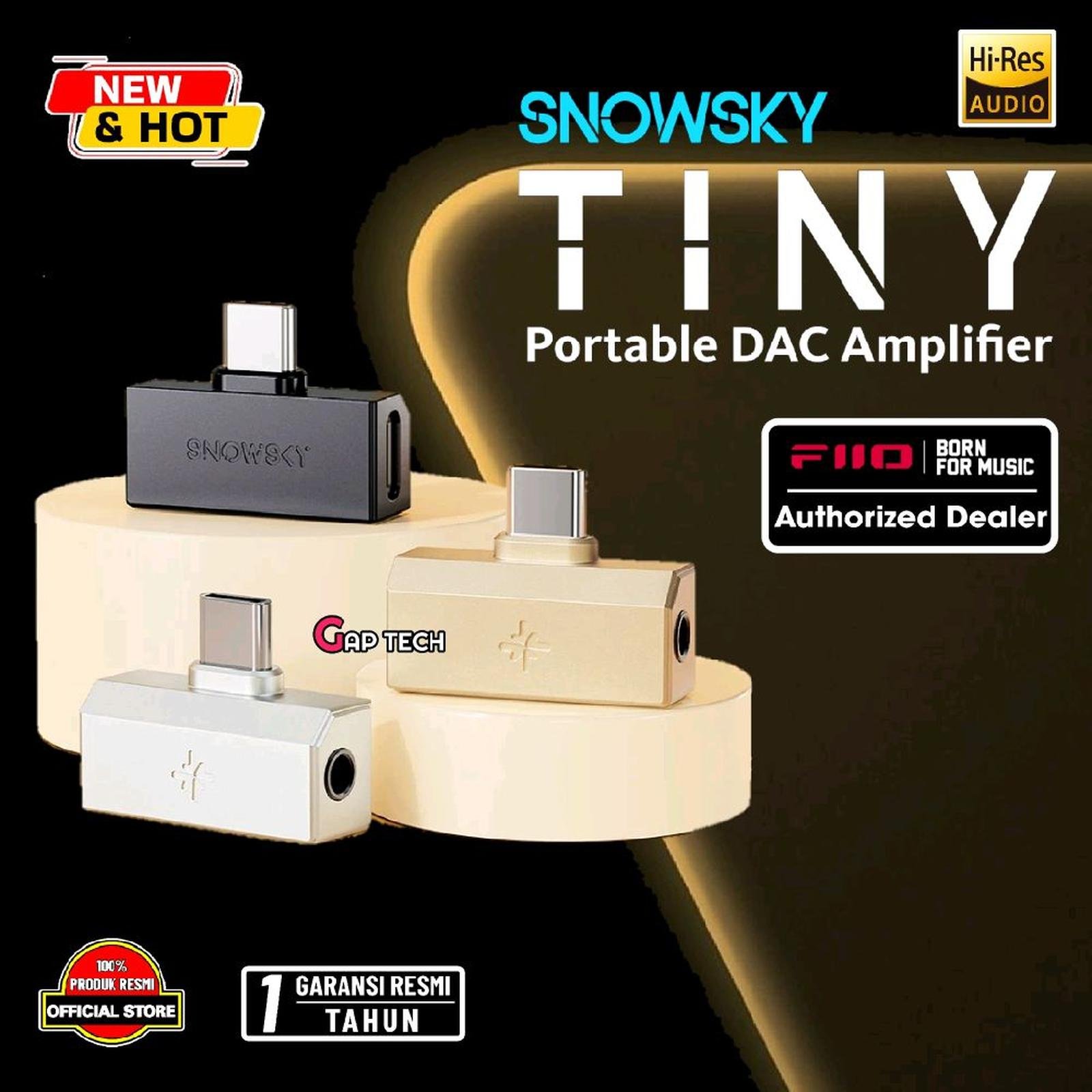 Fiio Snowsky Tiny Portable Dongle USB Adapter DAC Amplifier / DAC AMP Original