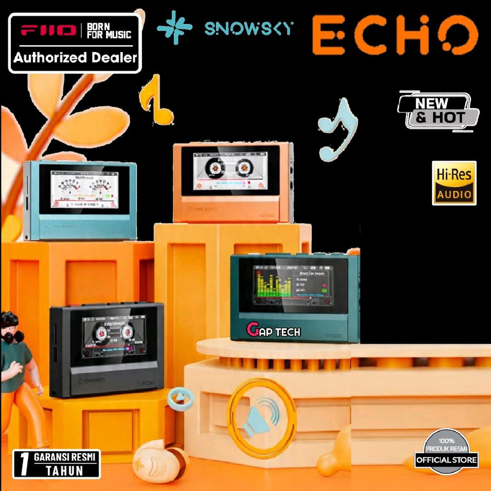 Fiio Snowsky ECHO Portable High-Resolution Lossless Music Player Original