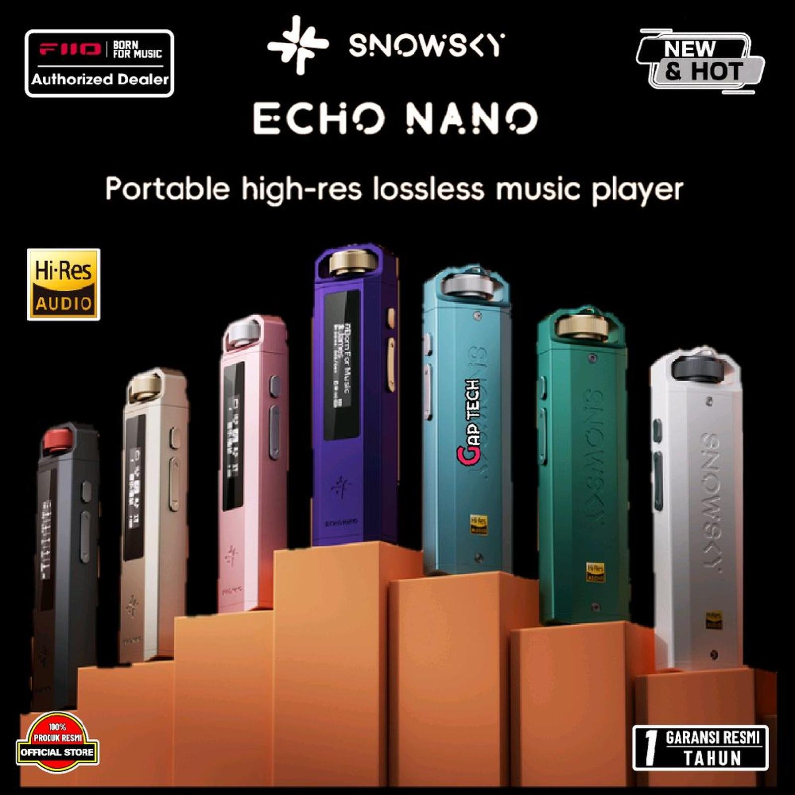 Fiio Echo Nano Portable Hi-Res Dual DAC Digital Audio Player / Music Player / DAP Original