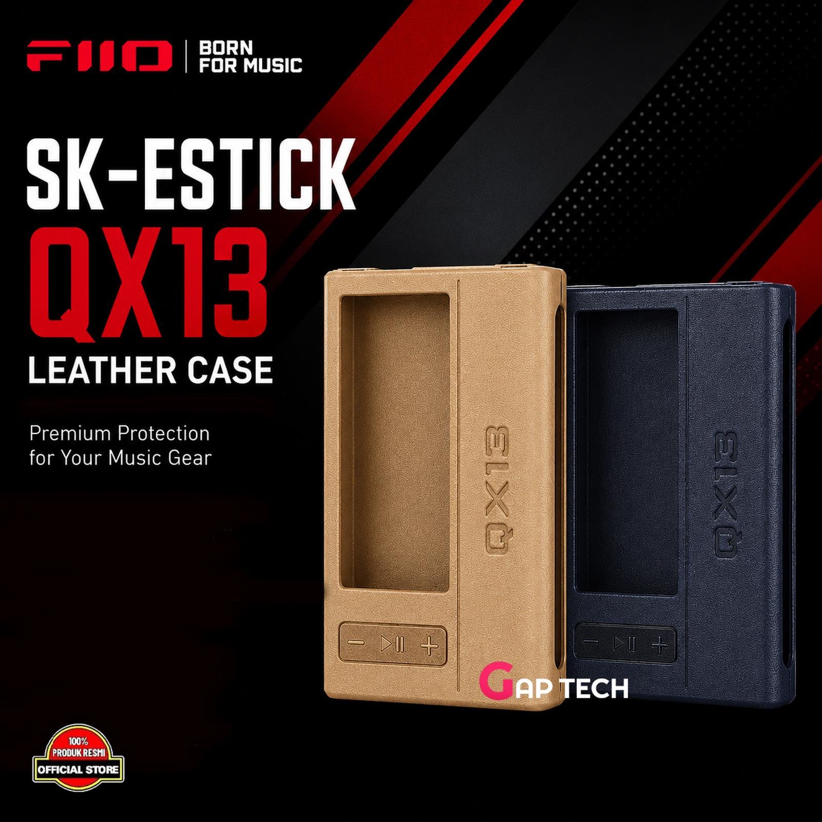FiiO SK-ESTICK + QX13 Leather Case For E-Stick and QX13 Dongle Original