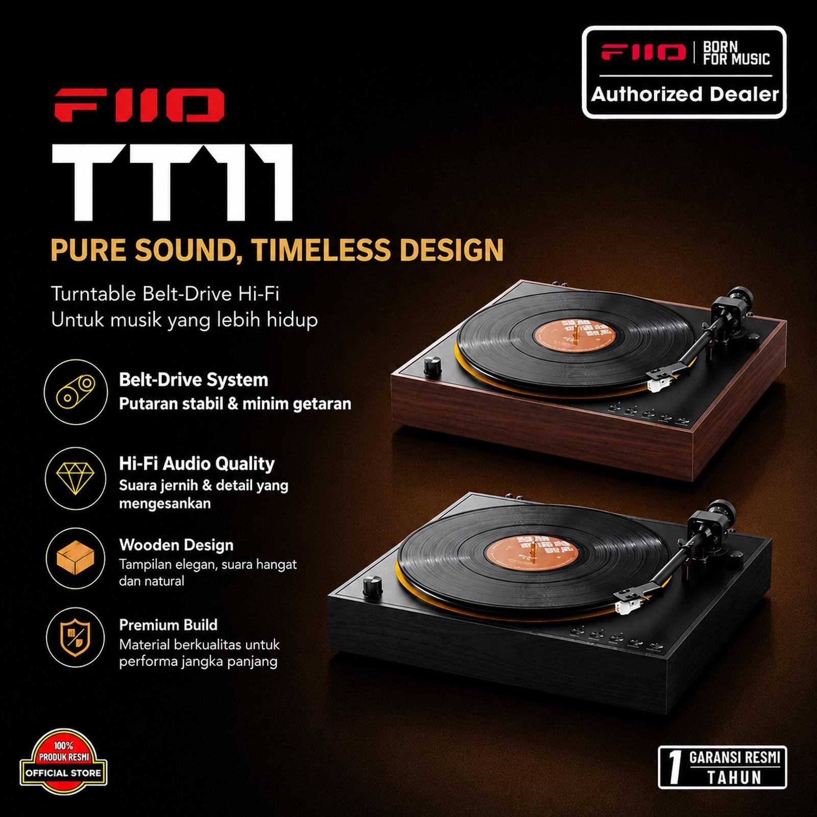 Fiio TT11 / TT 11 Fully Automatic Turntable Original