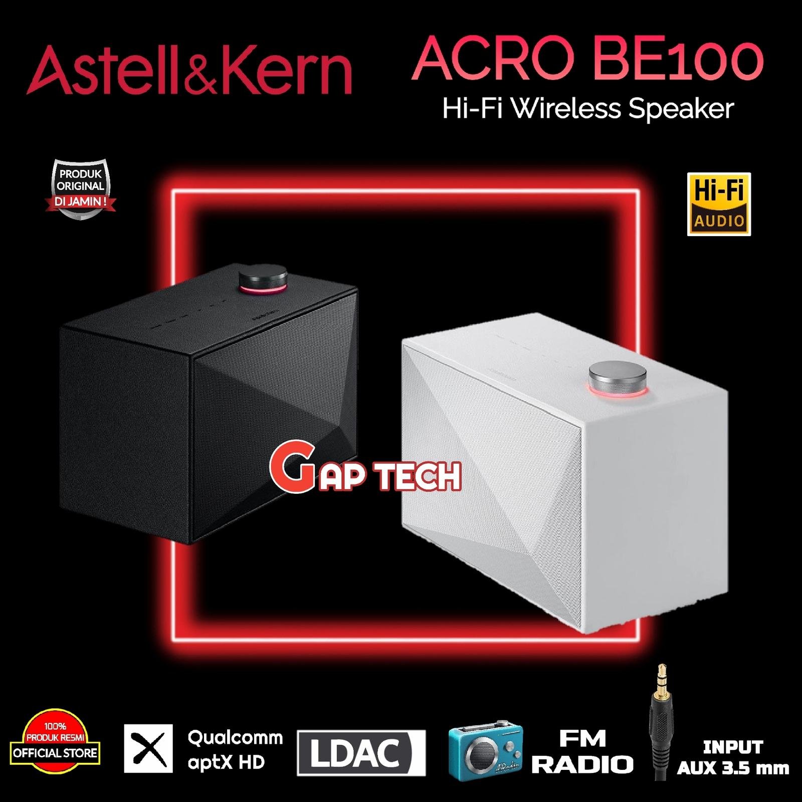 Astell&Kern ACRO BE100 / BE 100 Hi-Fi Active Wireless Speaker Original