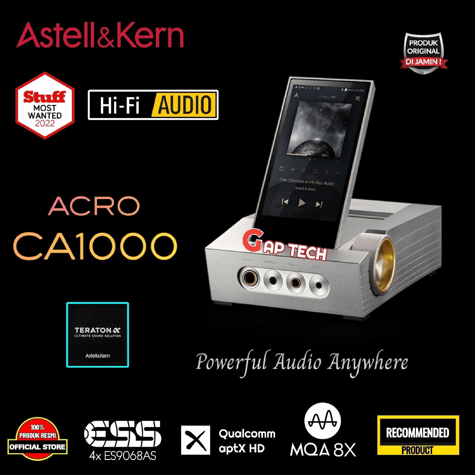 Astell&Kern ACRO CA1000 / CA 1000 Hi-Fi DAP + Headphone DAC Amplifier Original