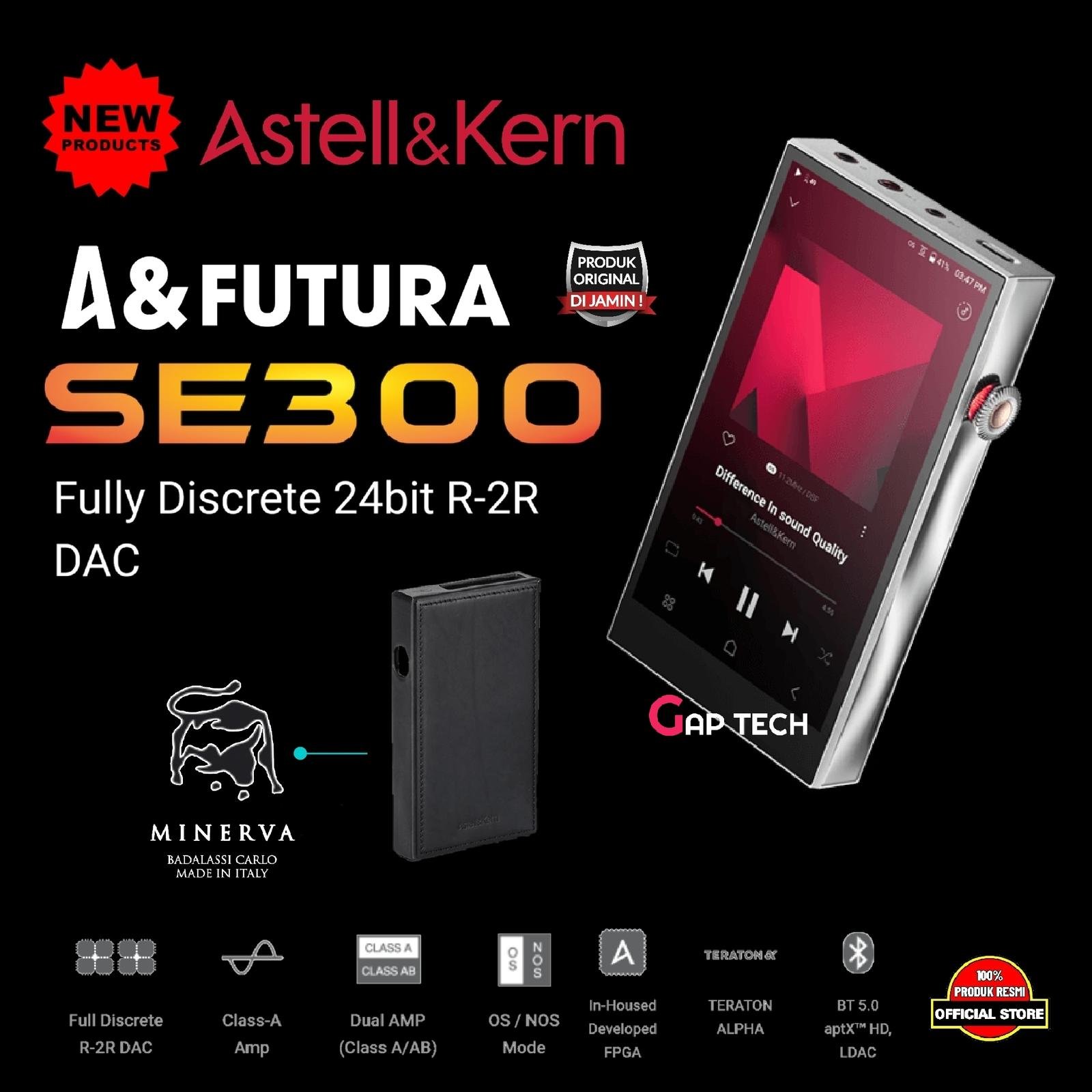 ASTELL & KERN AK SE300 / SE 300 Fully Discrete 24 bit R2R Hi-Res DAP Original