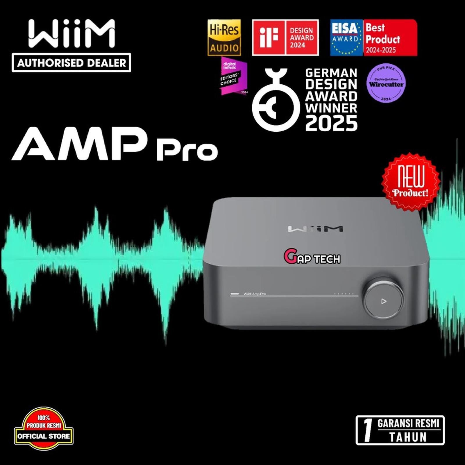 WiiM Amp Pro / Amplifier Pro Multiroom Streaming Amplifier Original