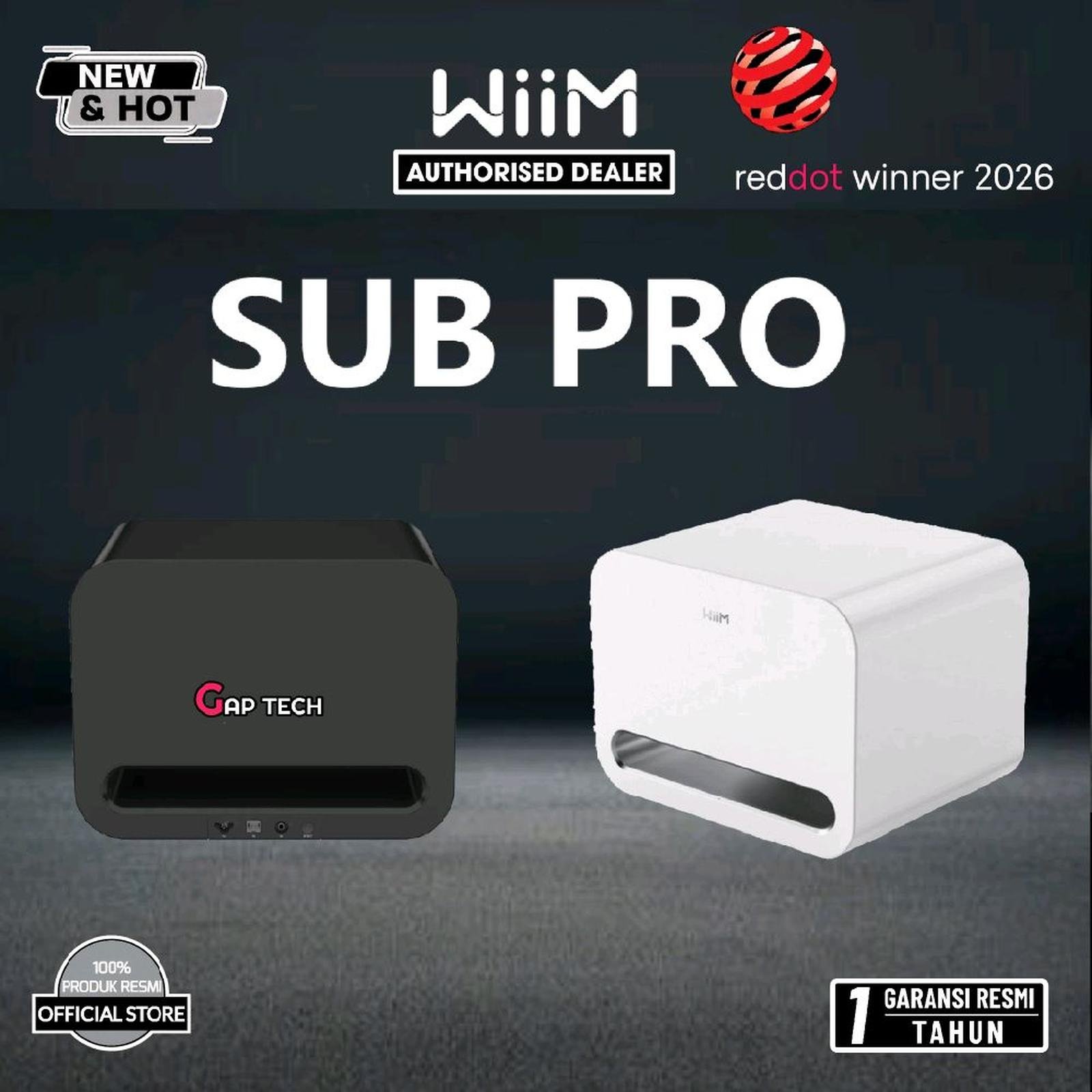 WiiM Sub Pro - 8" 250W Wireless Smart Subwoofer Original