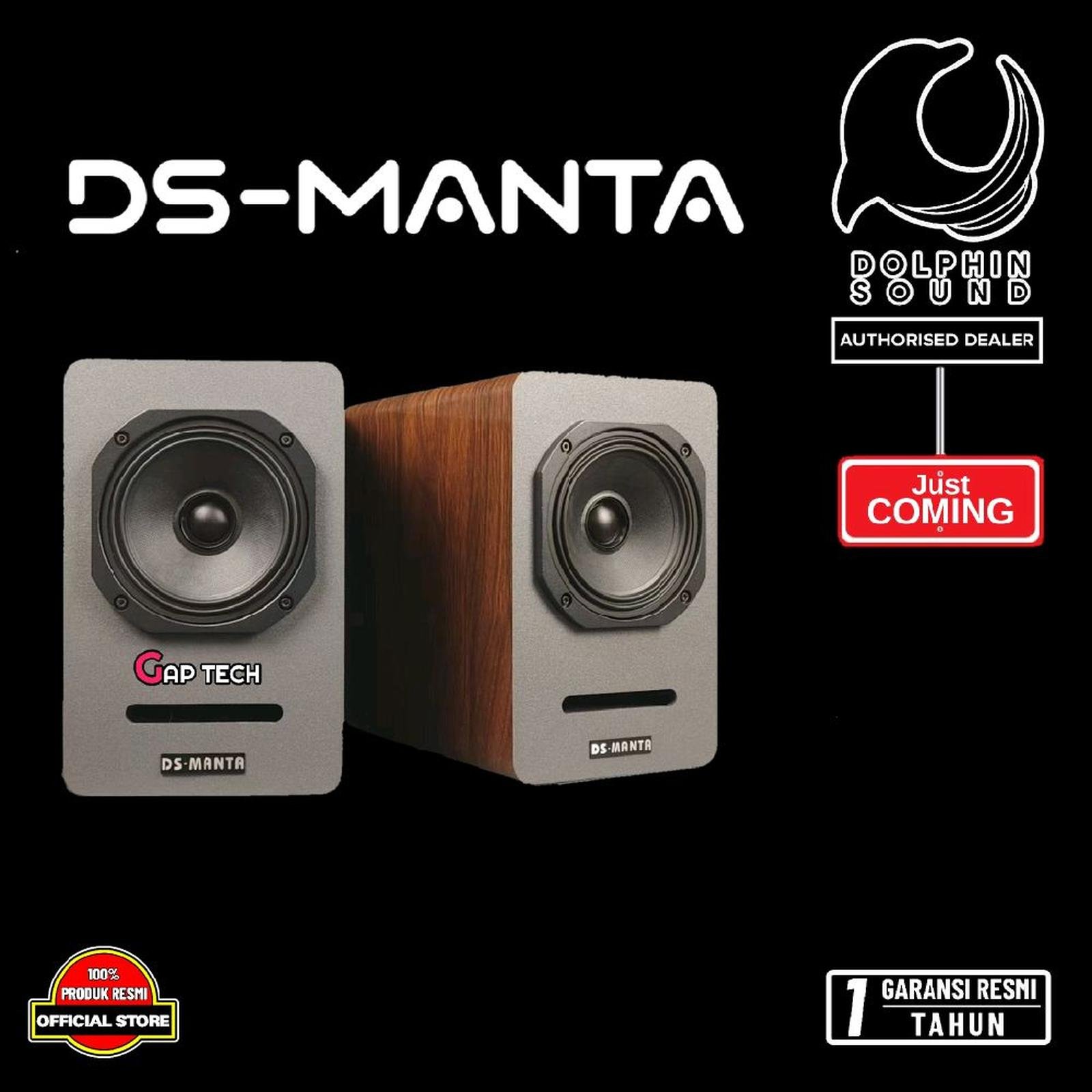 Dolphin Sound DS Manta / DS-Manta Multimedia Bookshelf Stereo Monitor Passive Speaker Original