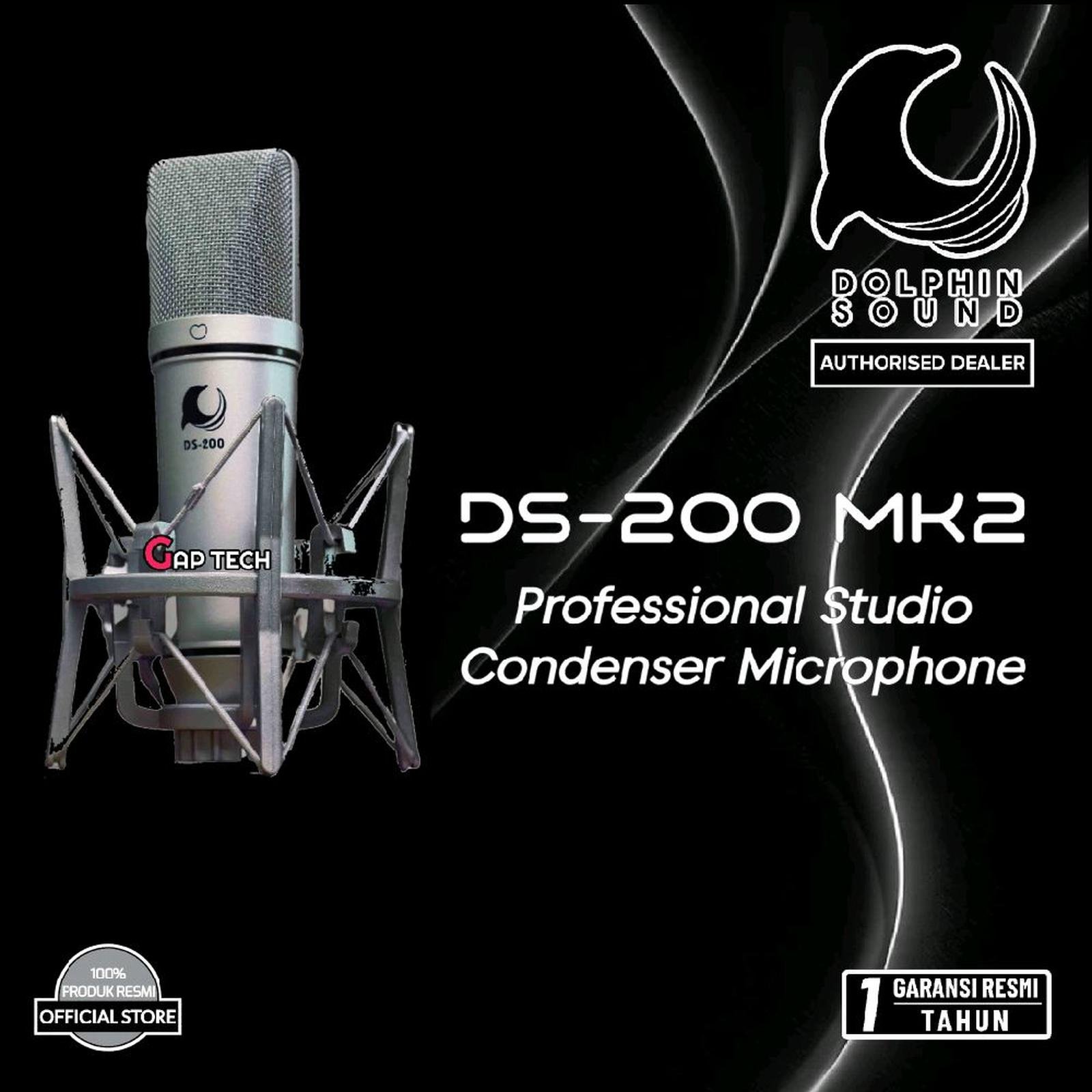Dolphin Sound DS 200 MK2 / DS-200 MK2 / DS200MK2 / DS 200 MK II Condenser Microphone Original
