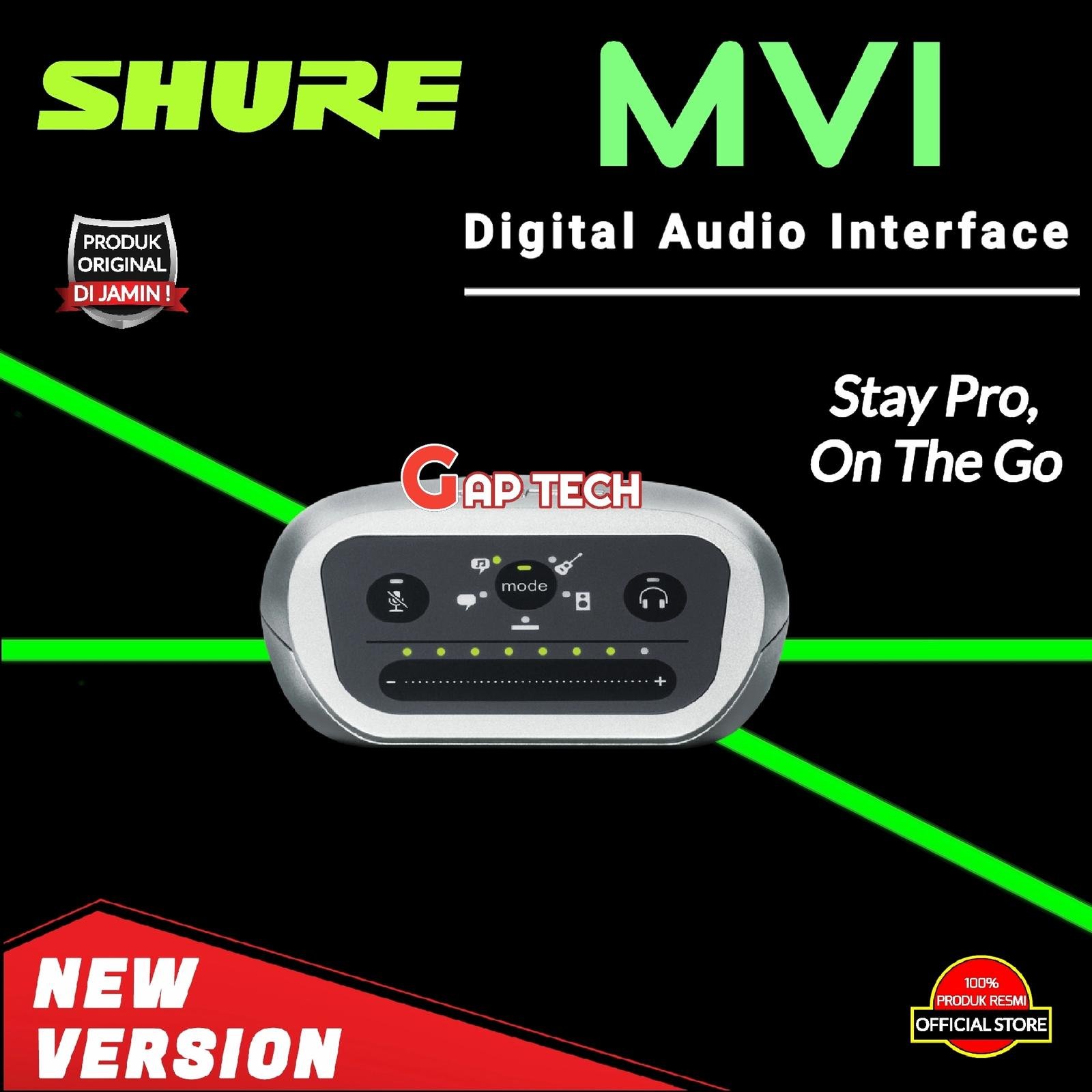 Shure MVI Digital Audio Interface / Soundcard Original